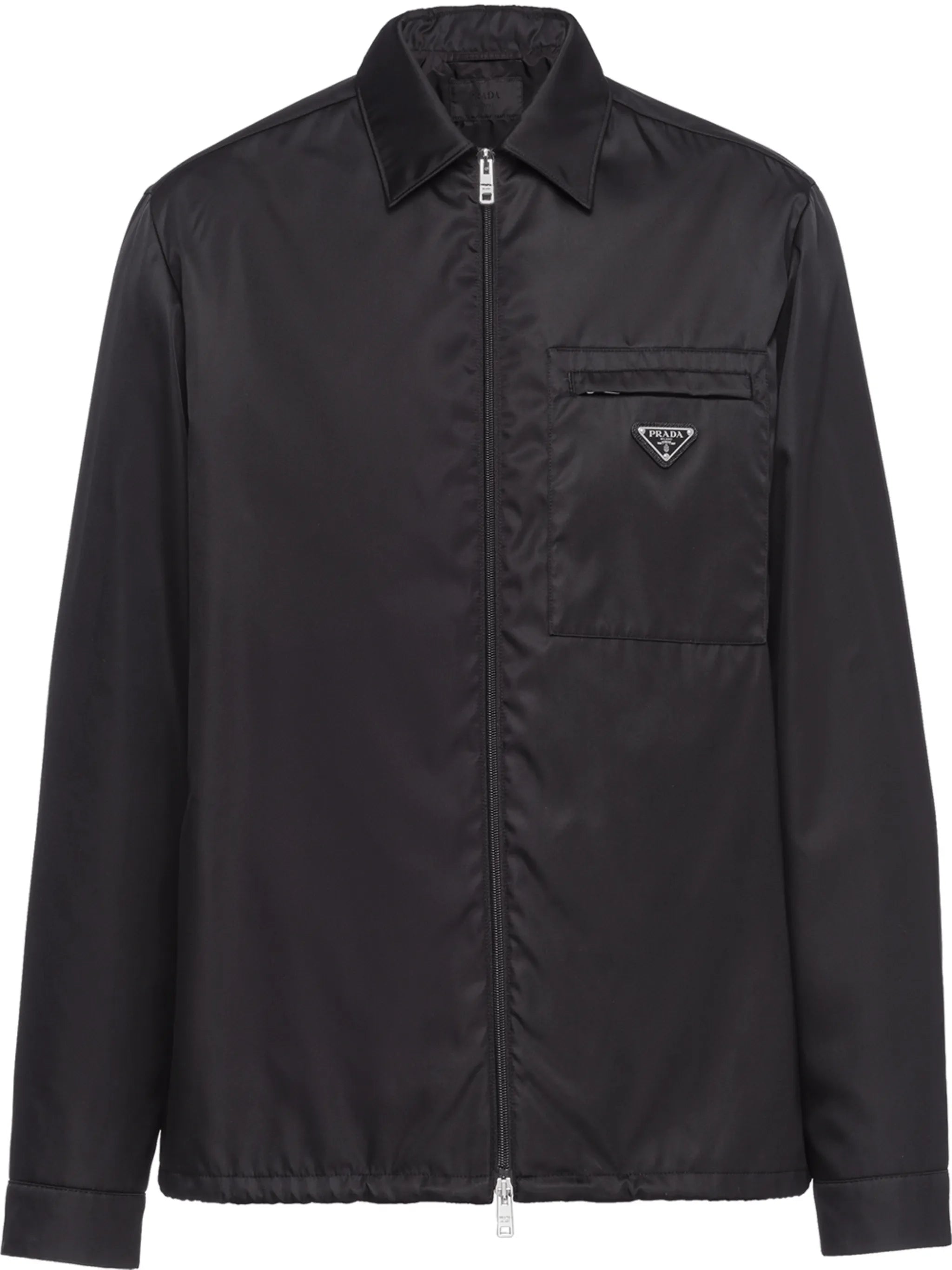 zip-up shirt jacket