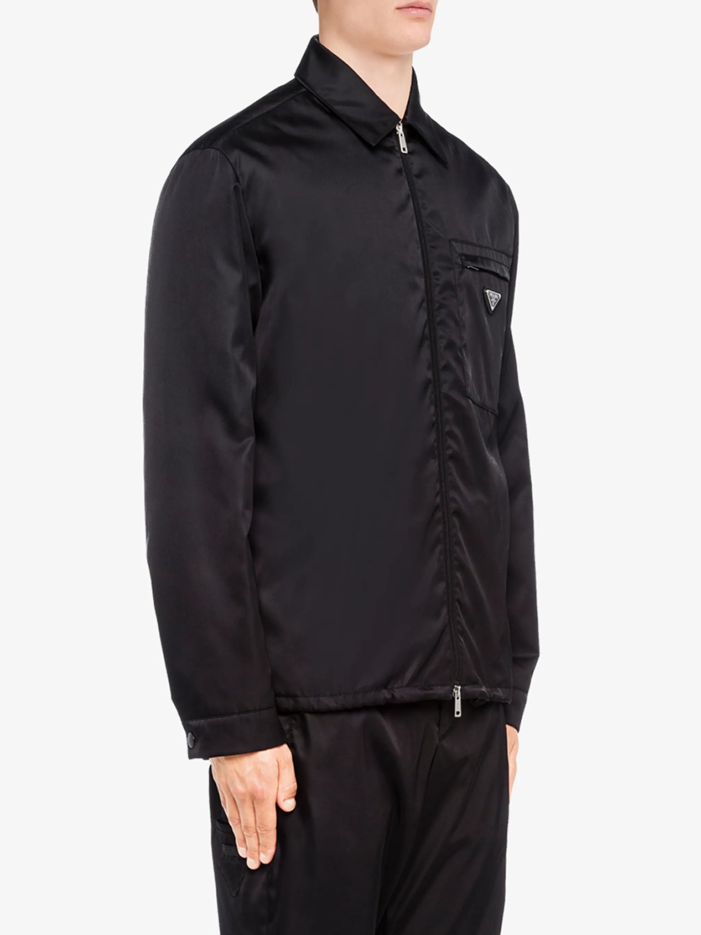zip-up shirt jacket
