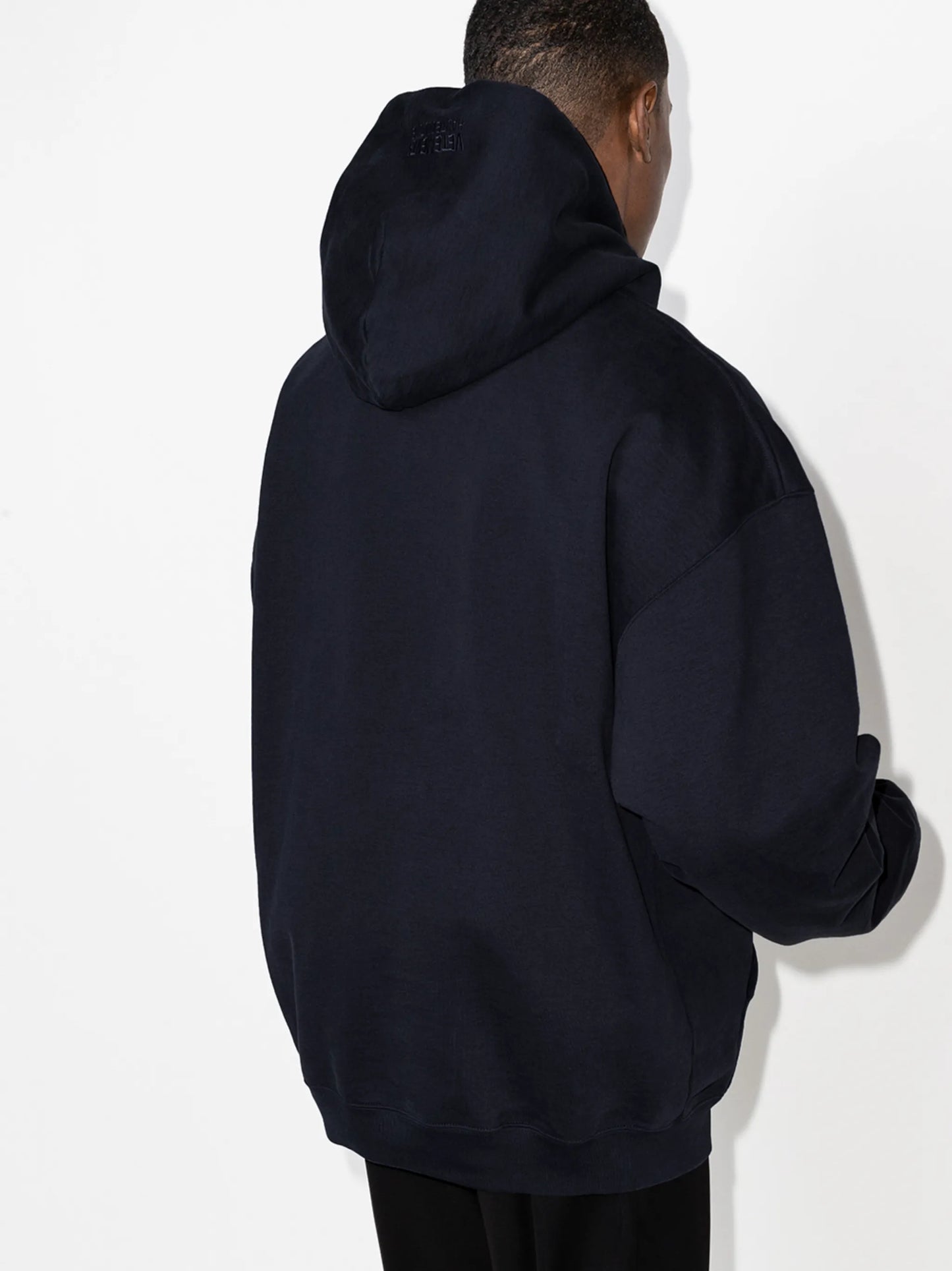 Haute Couture logo-embroidered hoodie