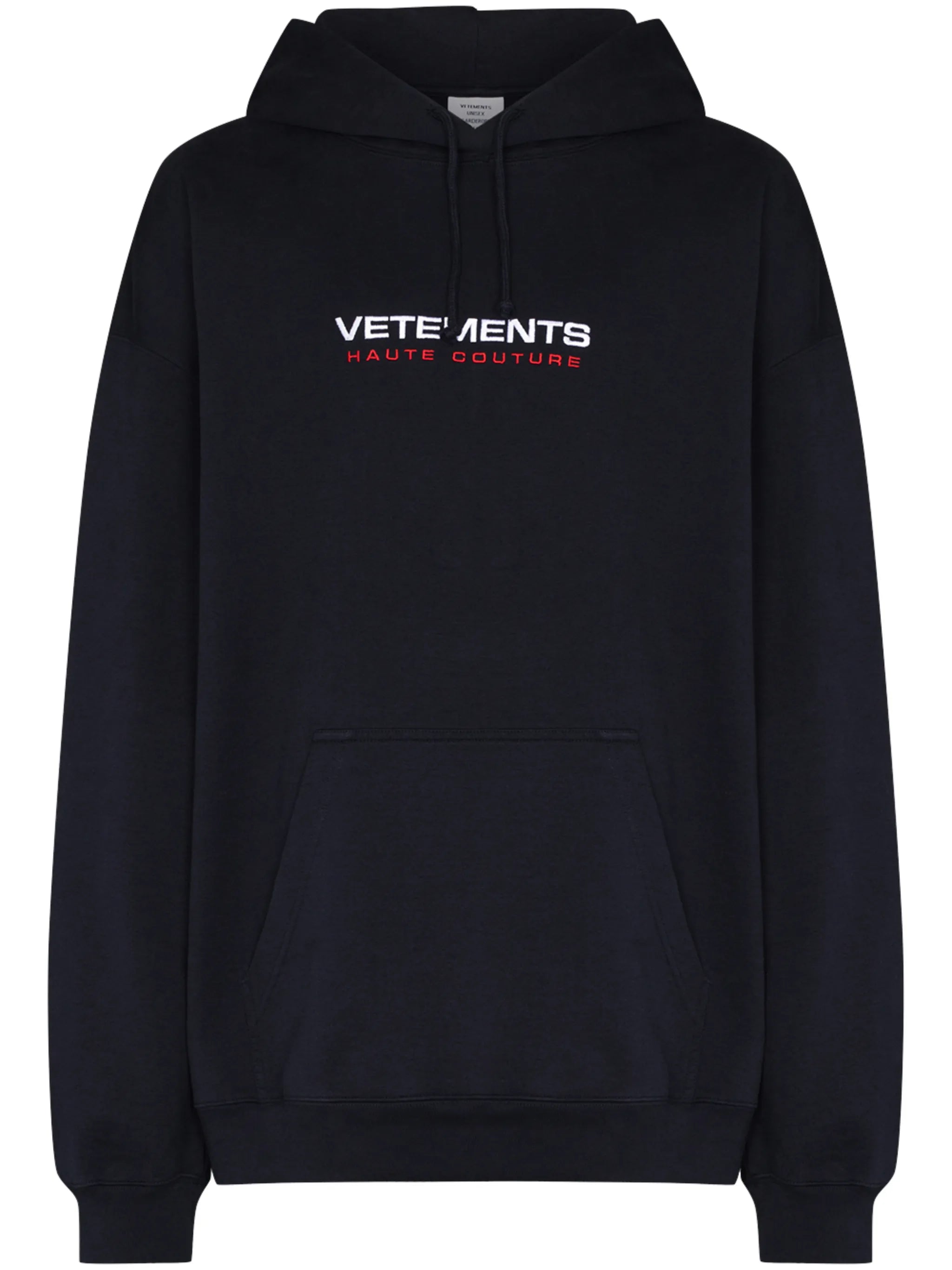 Haute Couture logo-embroidered hoodie