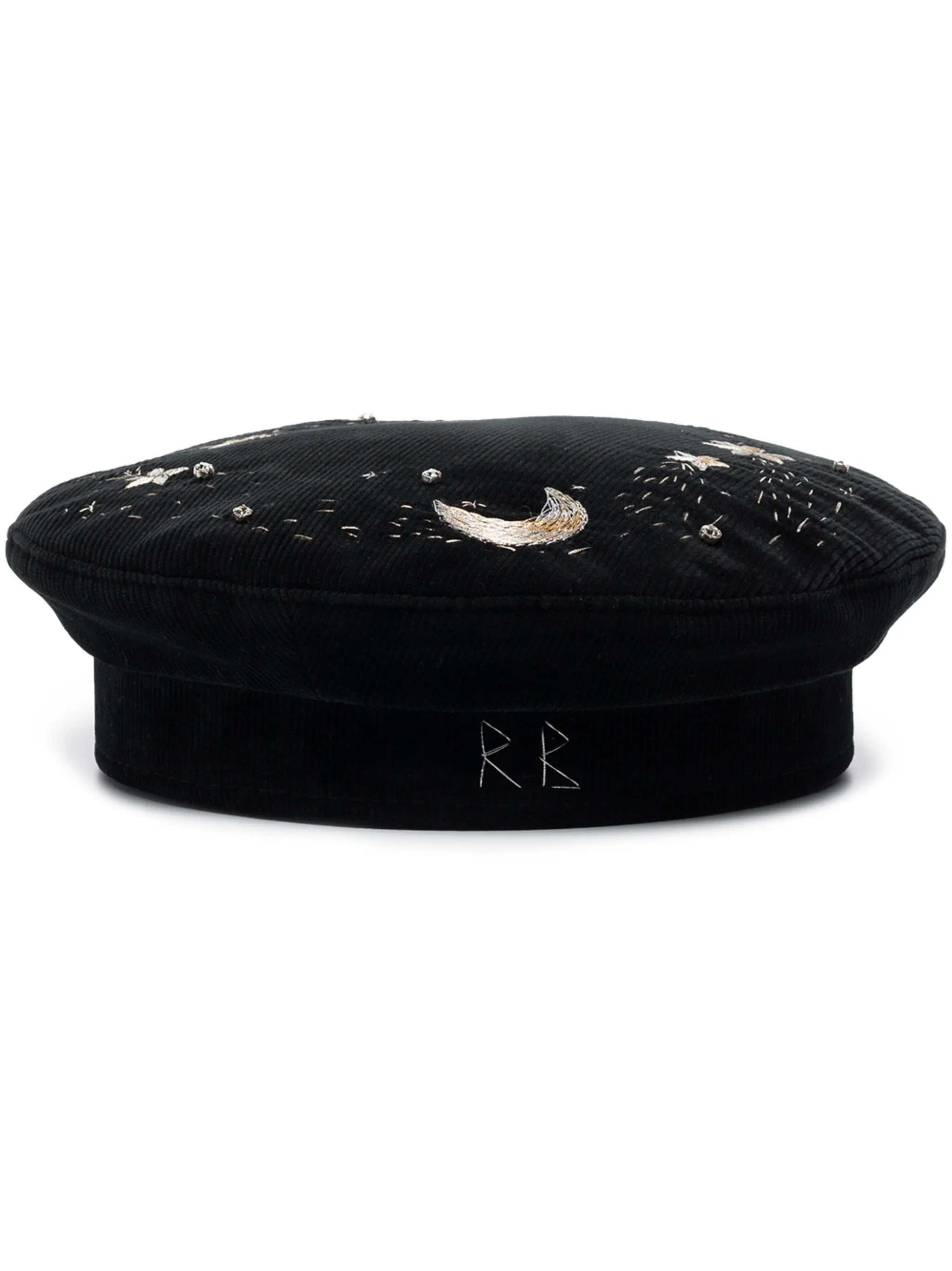 star embroidery beret