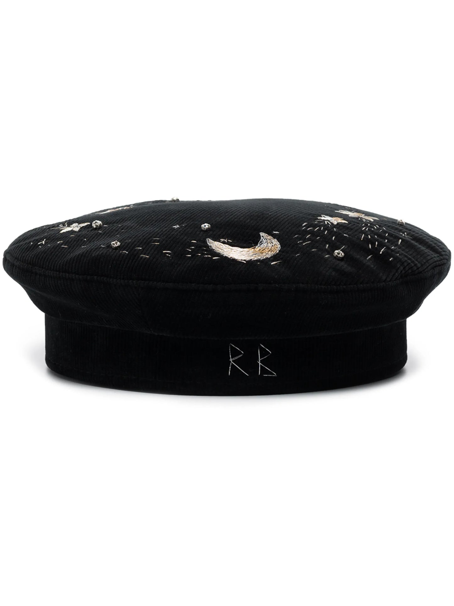 star embroidery beret