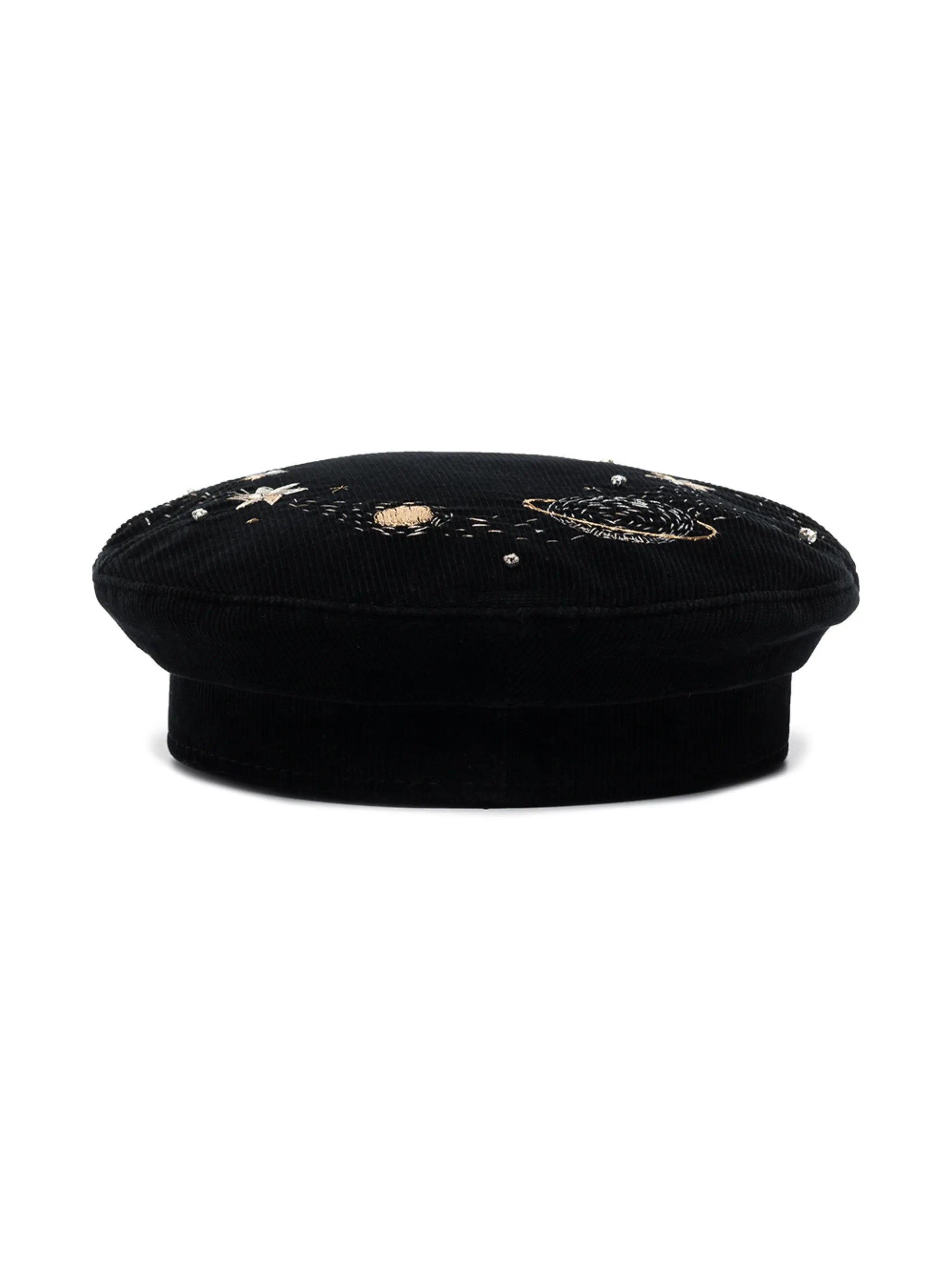 star embroidery beret