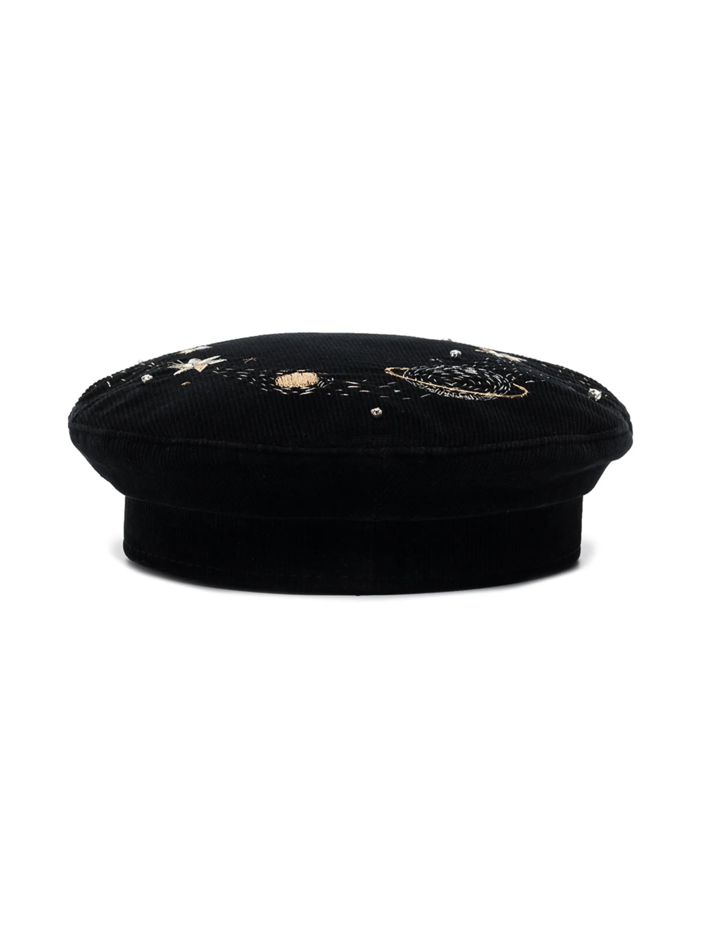 star embroidery beret