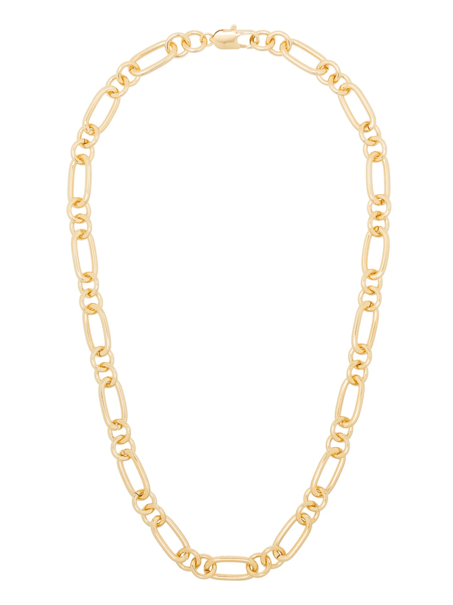 chain-link polished necklace