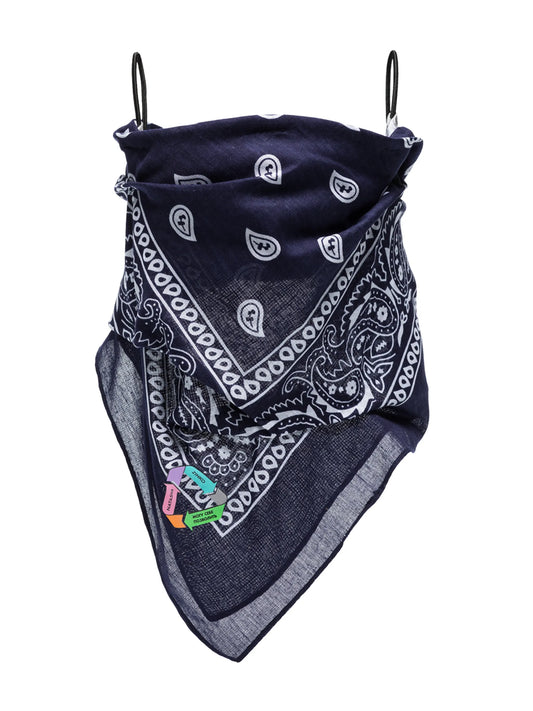 bandana print face mask