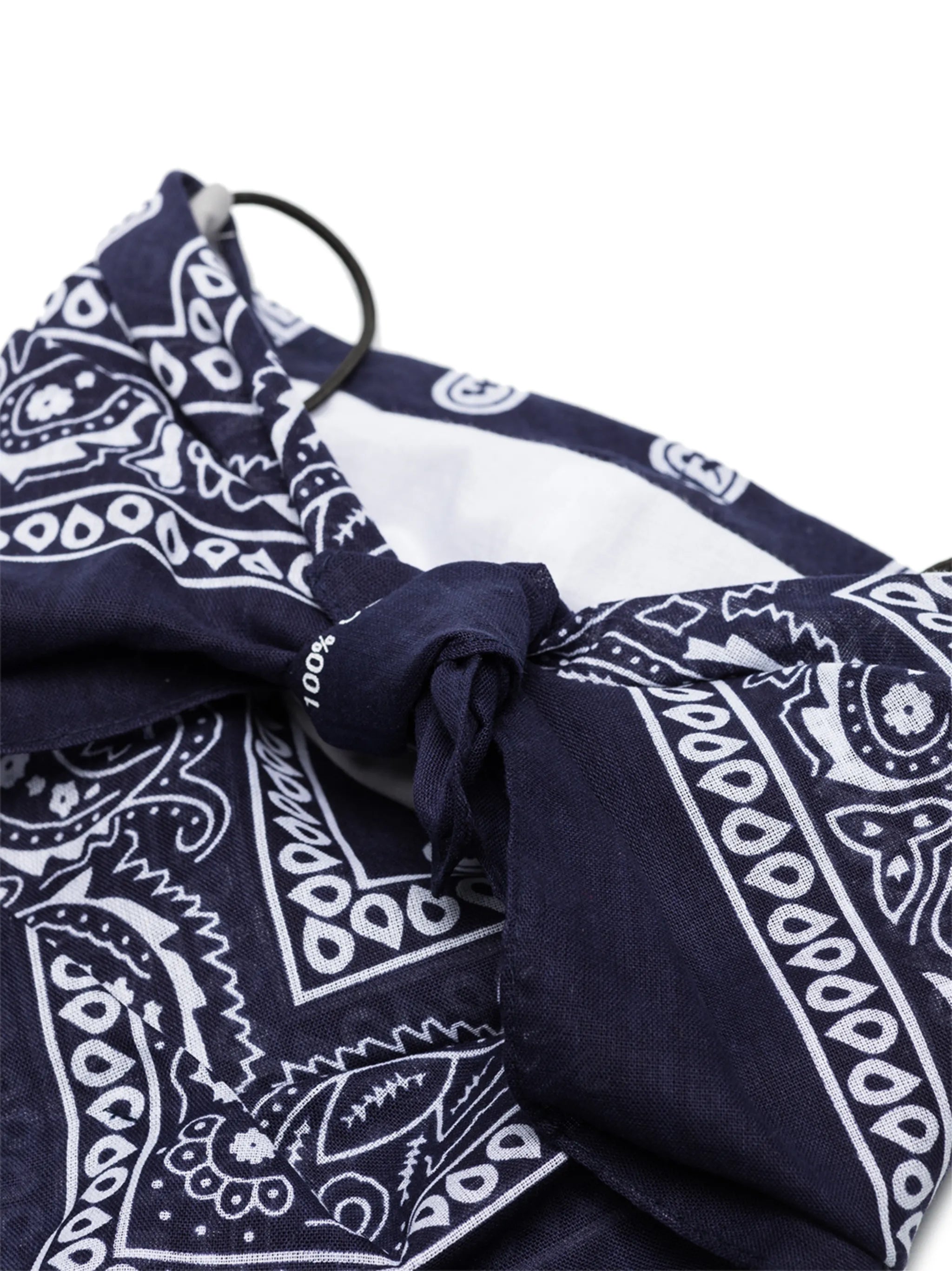 bandana print face mask