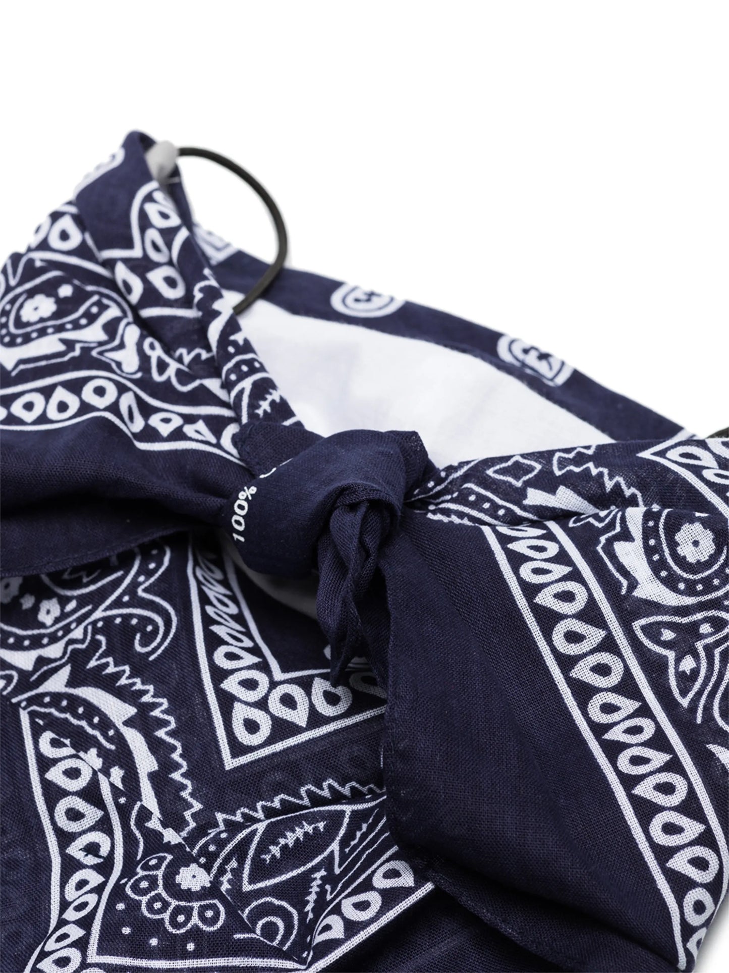 bandana print face mask
