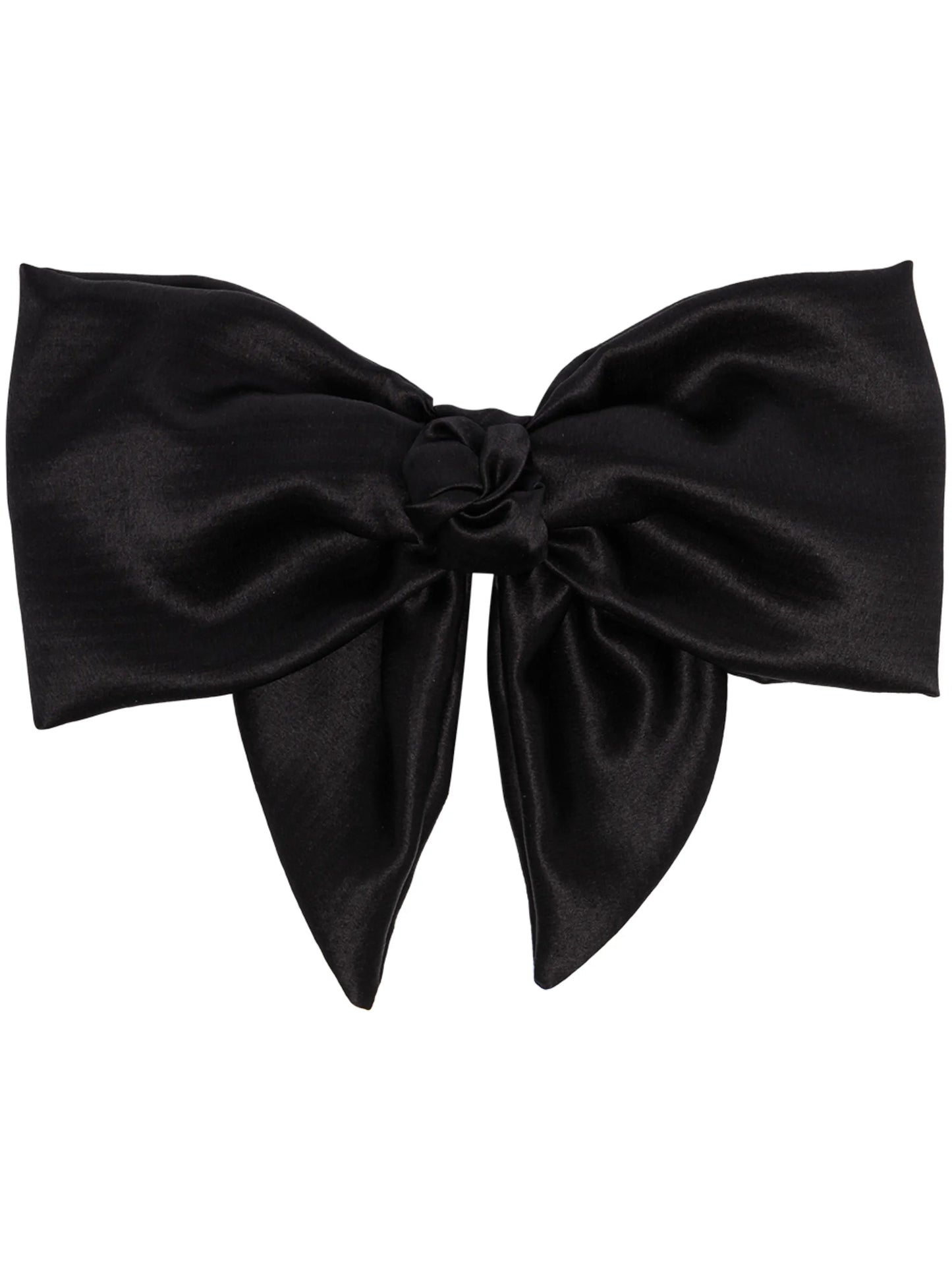 Naples satin bow hair clip