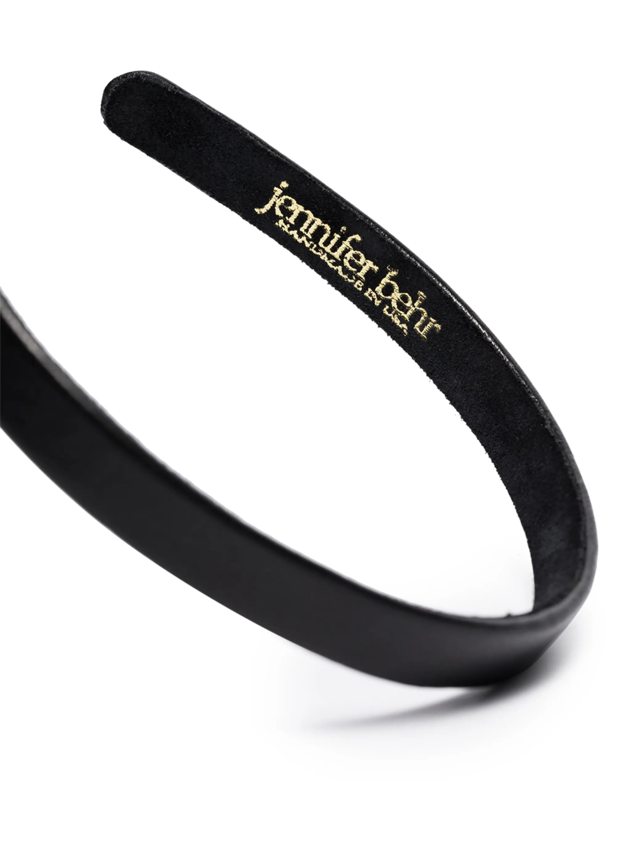 Leon leather headband