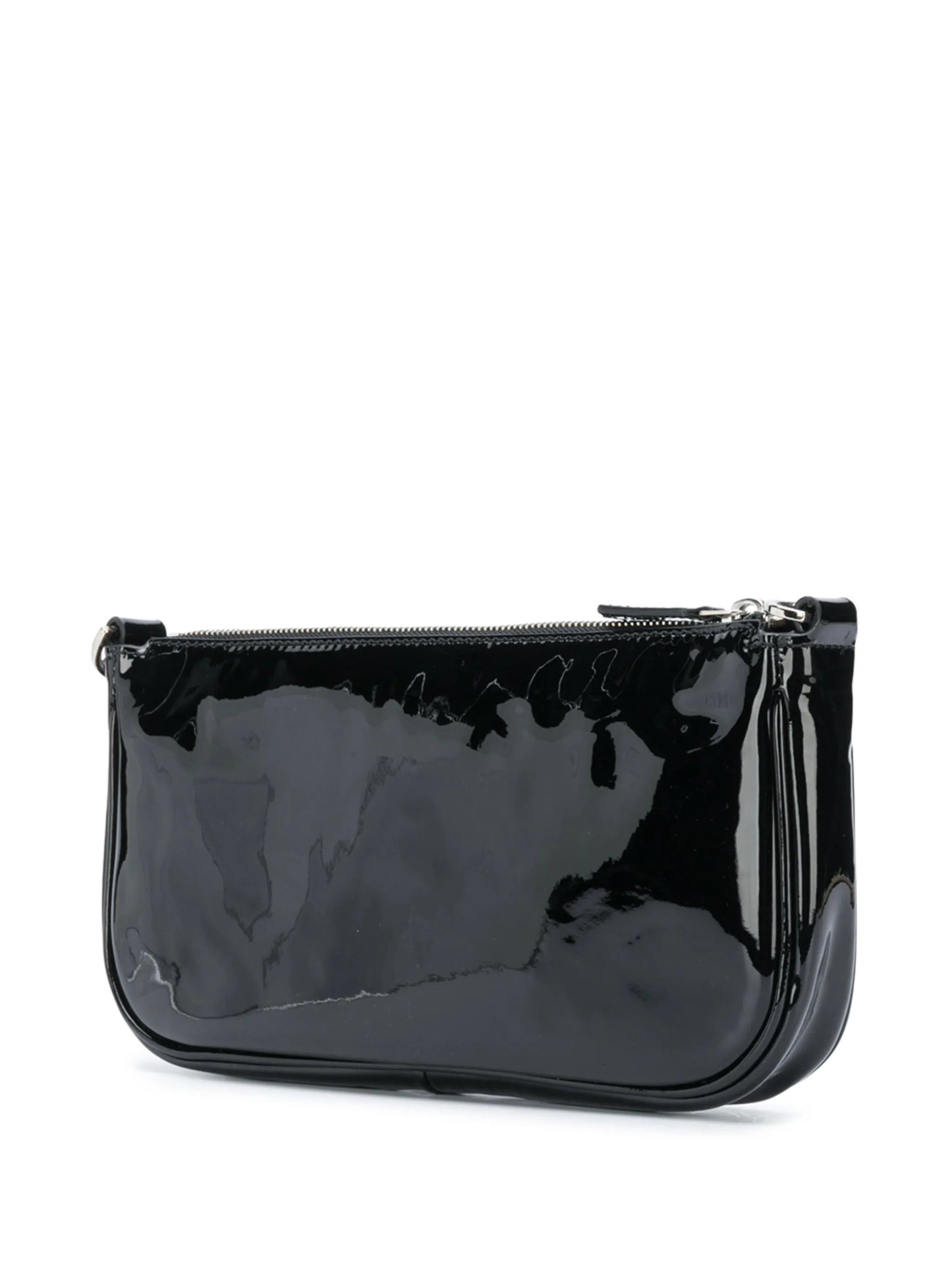 Black Patent Shoulder Bag