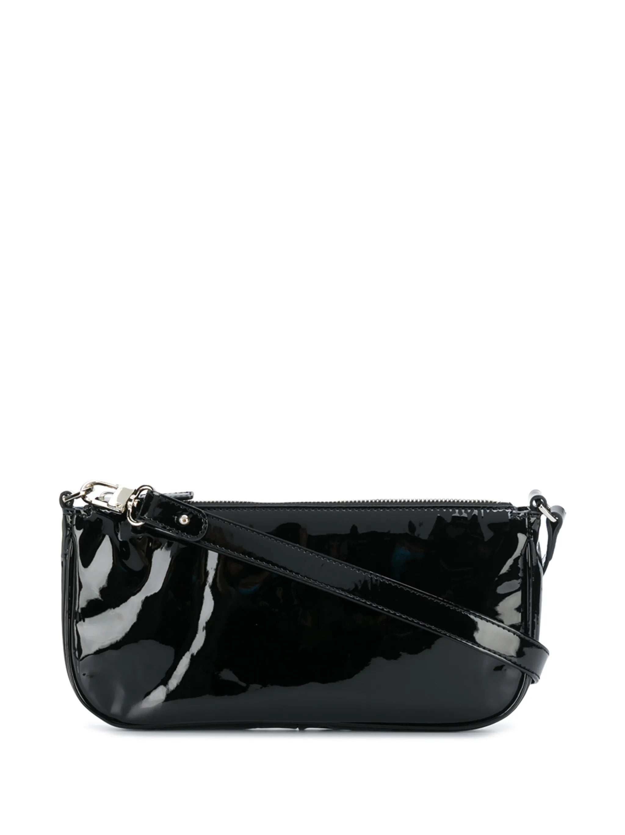 Black Patent Shoulder Bag