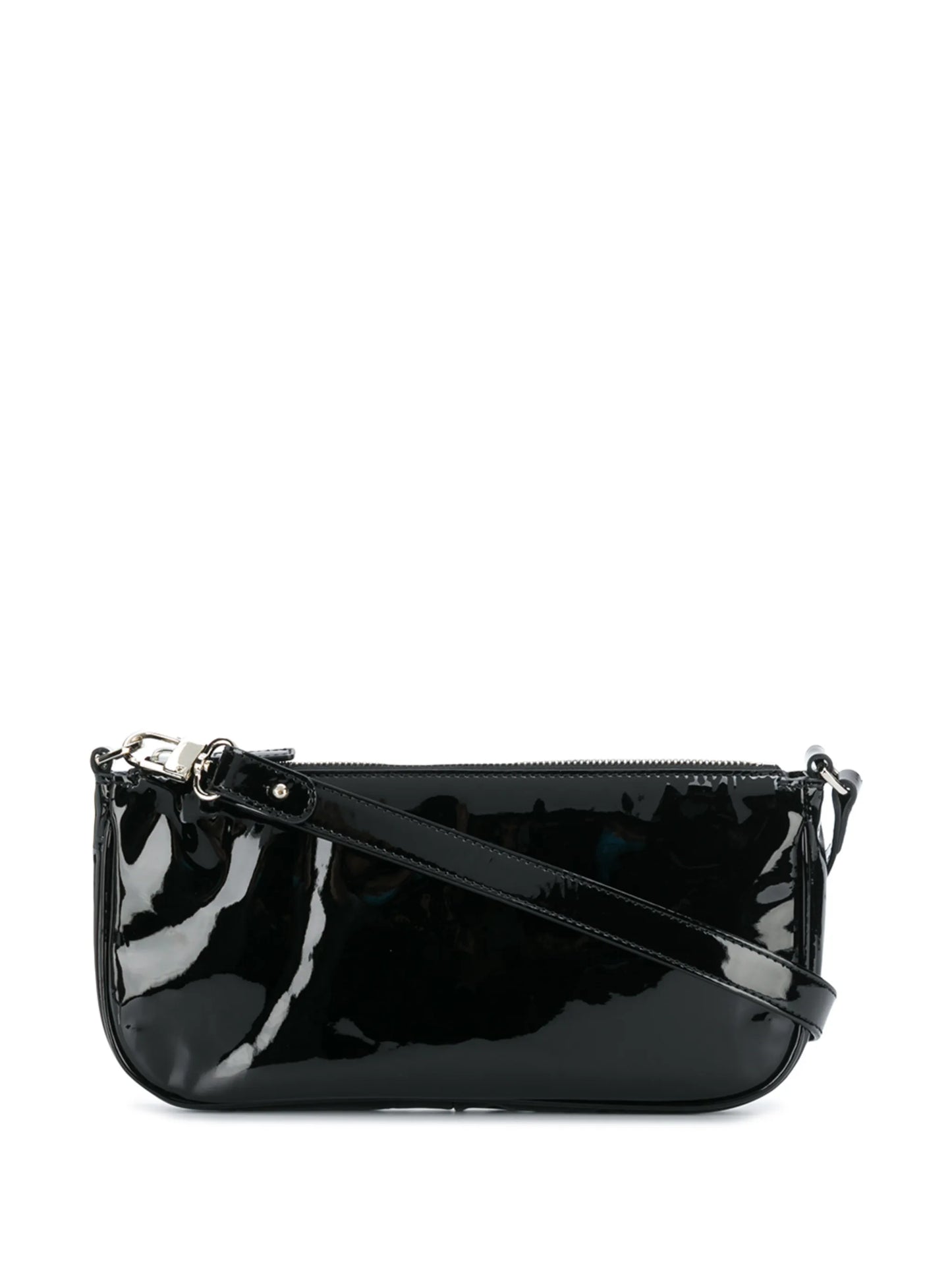 Black Patent Shoulder Bag
