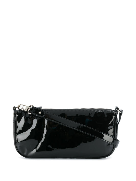 Black Patent Shoulder Bag