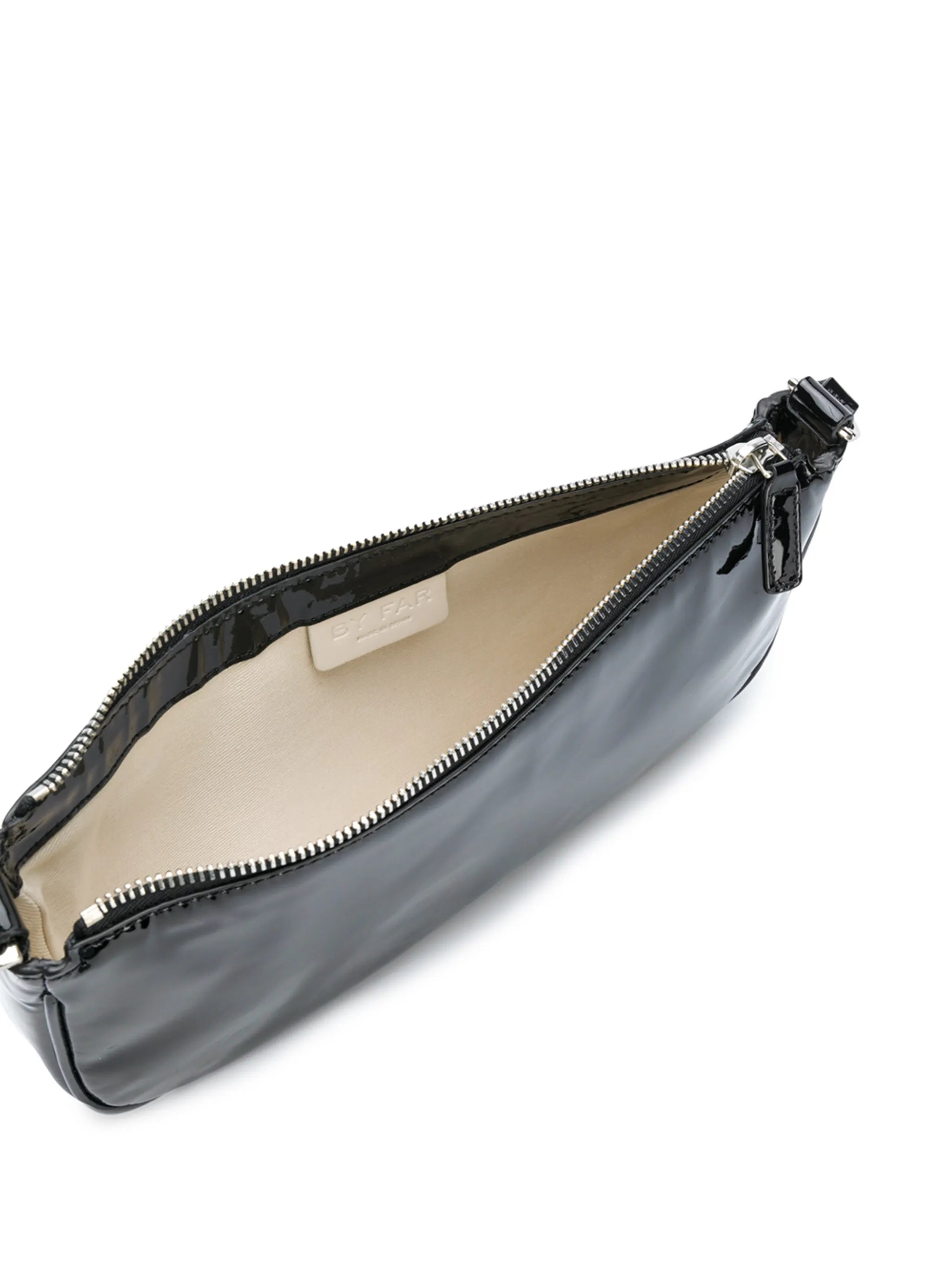 Black Patent Shoulder Bag