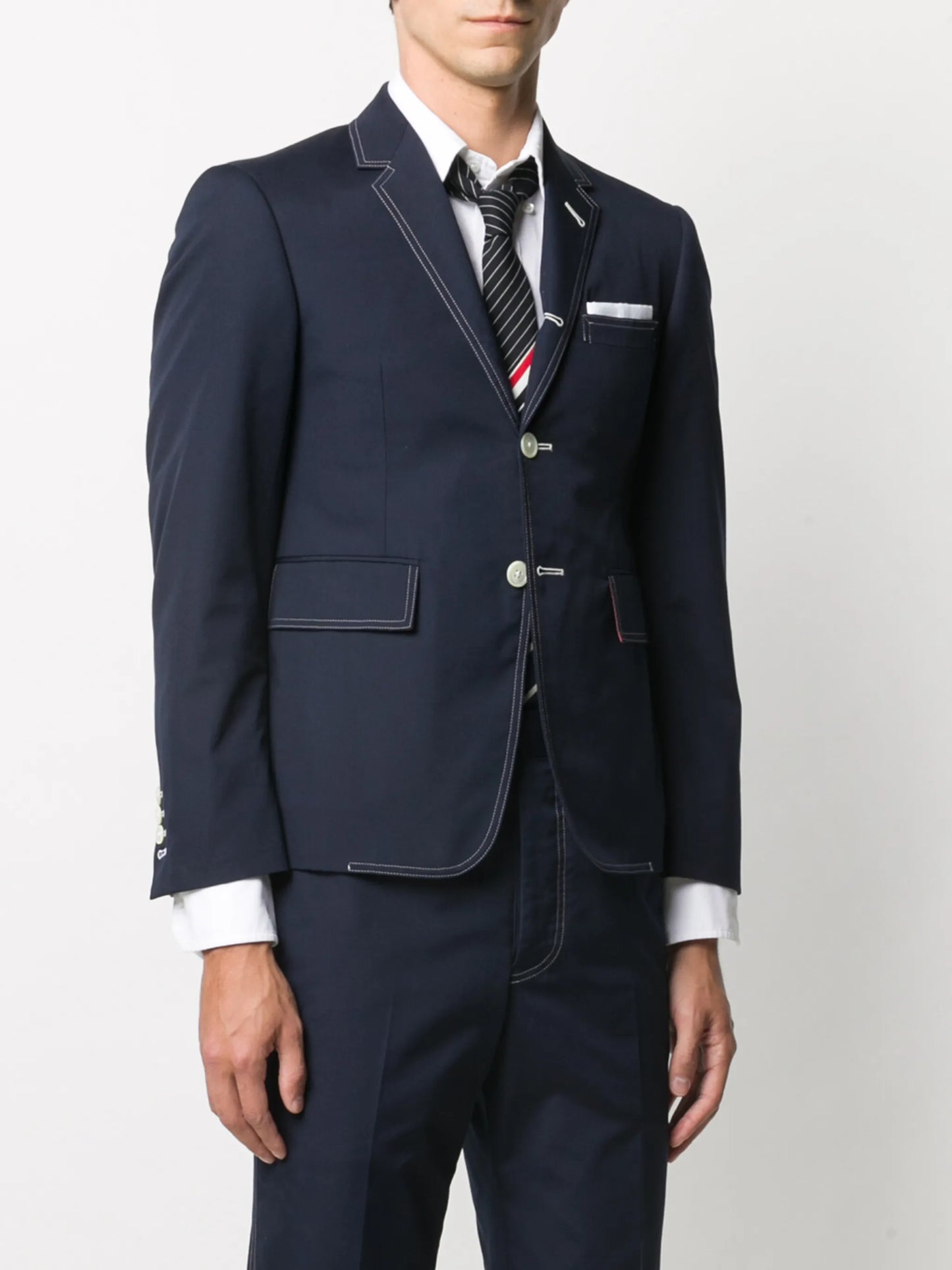 single-breasted blazer