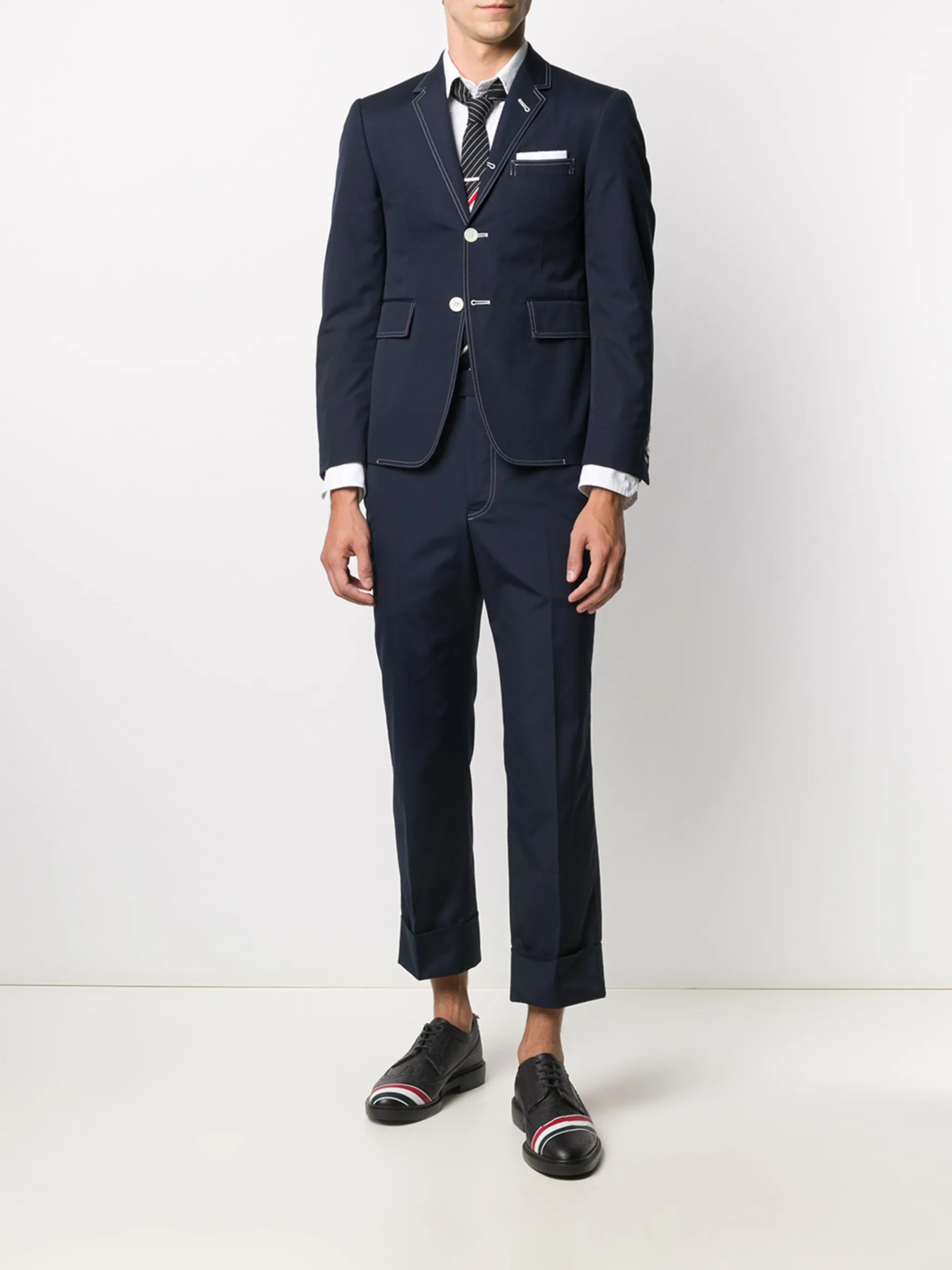 cropped tailored trousers