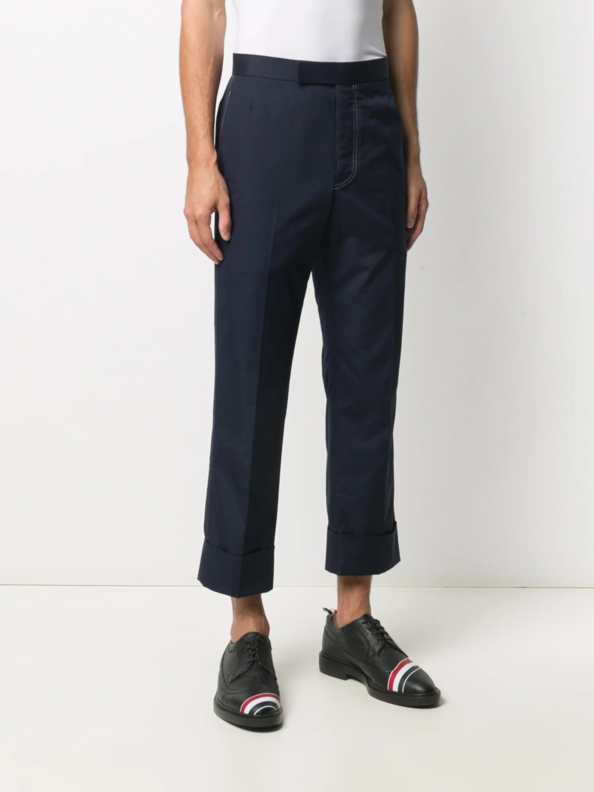 cropped tailored trousers