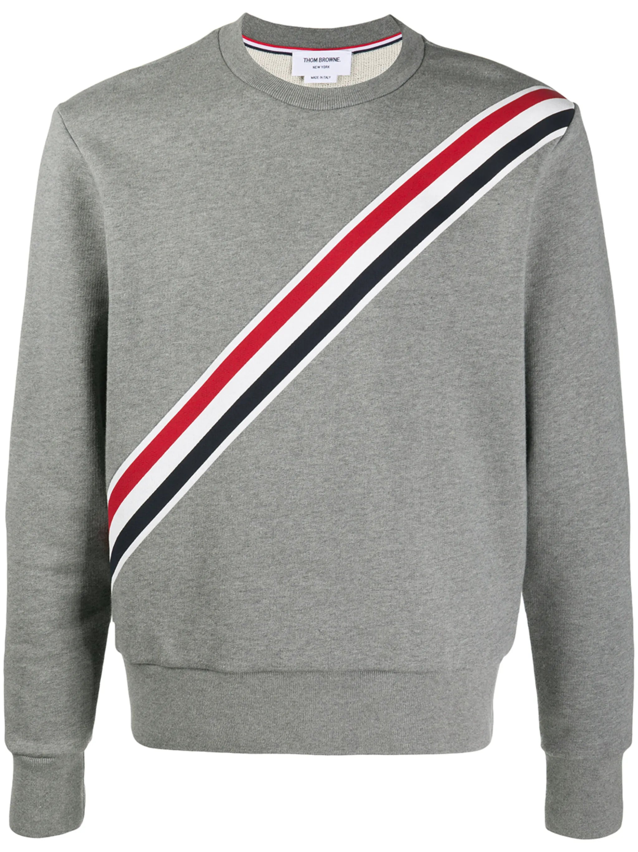 RWB-stripe sweatshirt
