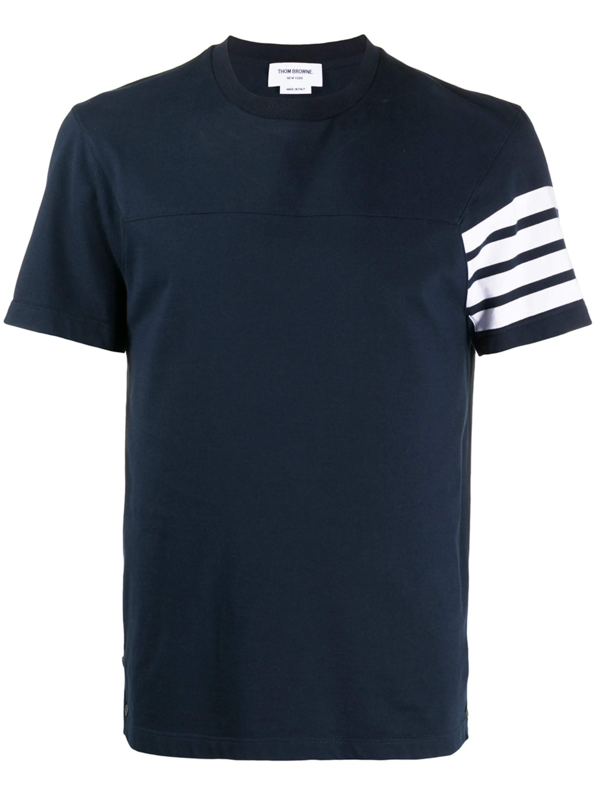 4-Bar stripe short-sleeve T-shirt