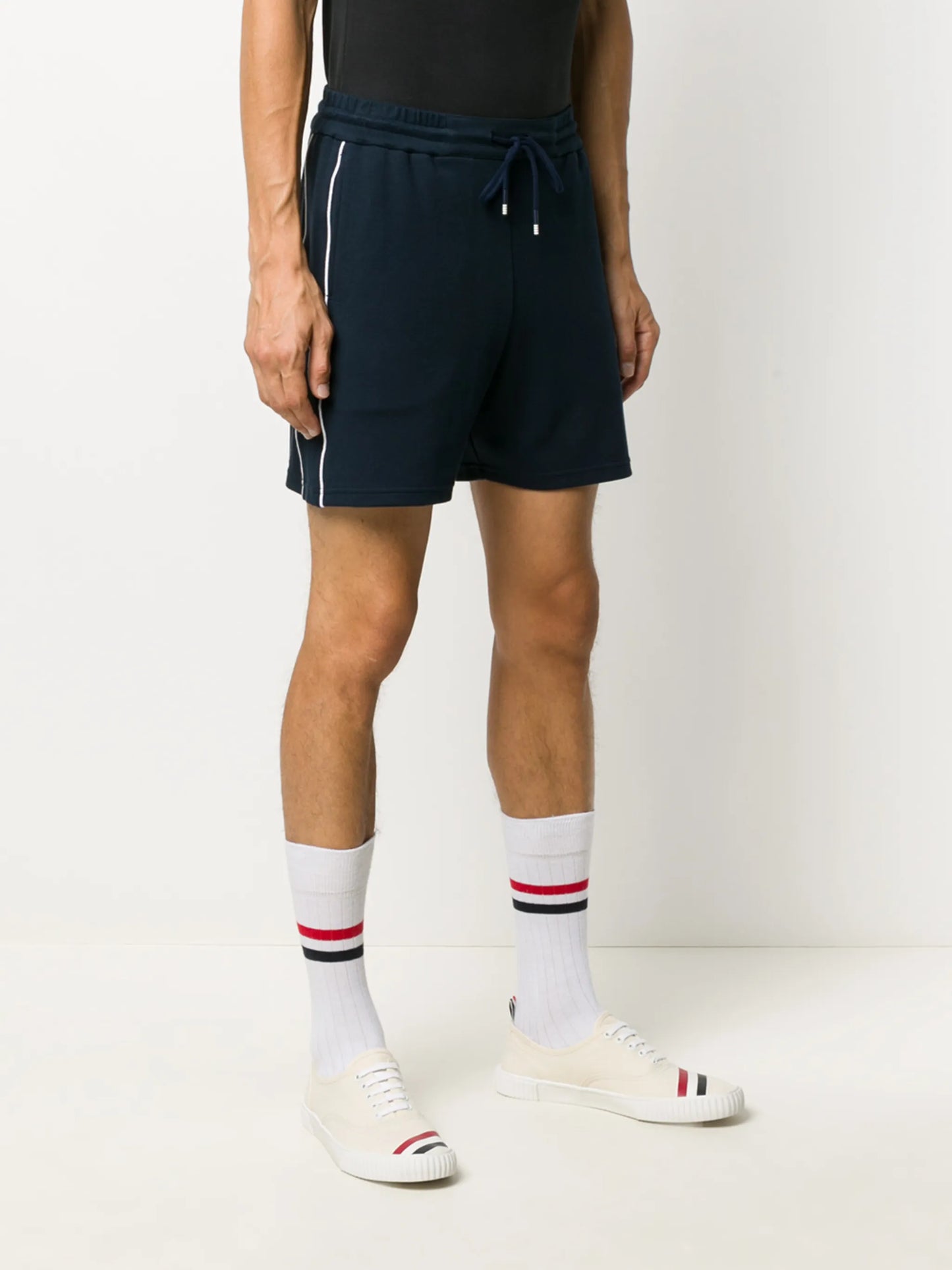 4-Bar stripe track shorts