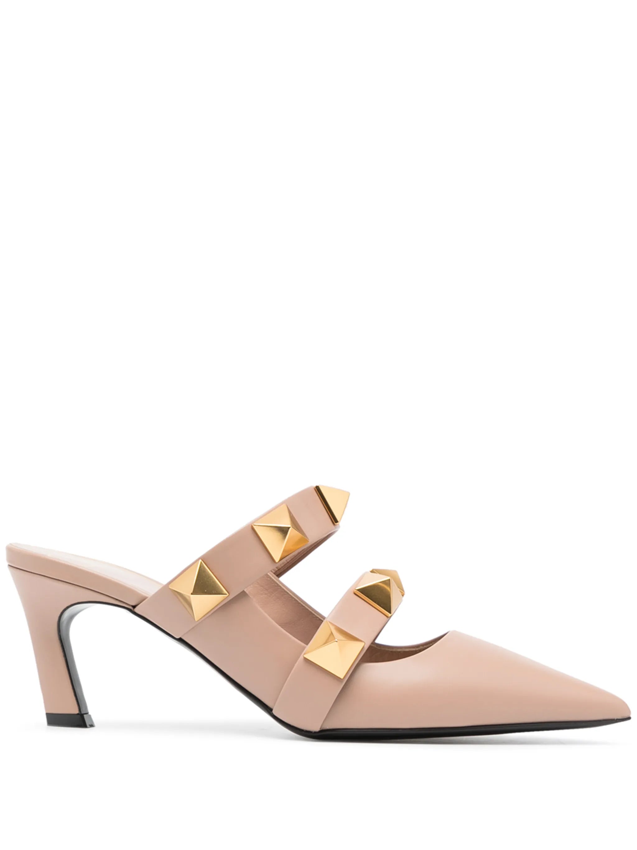 65mm Roman Stud mules