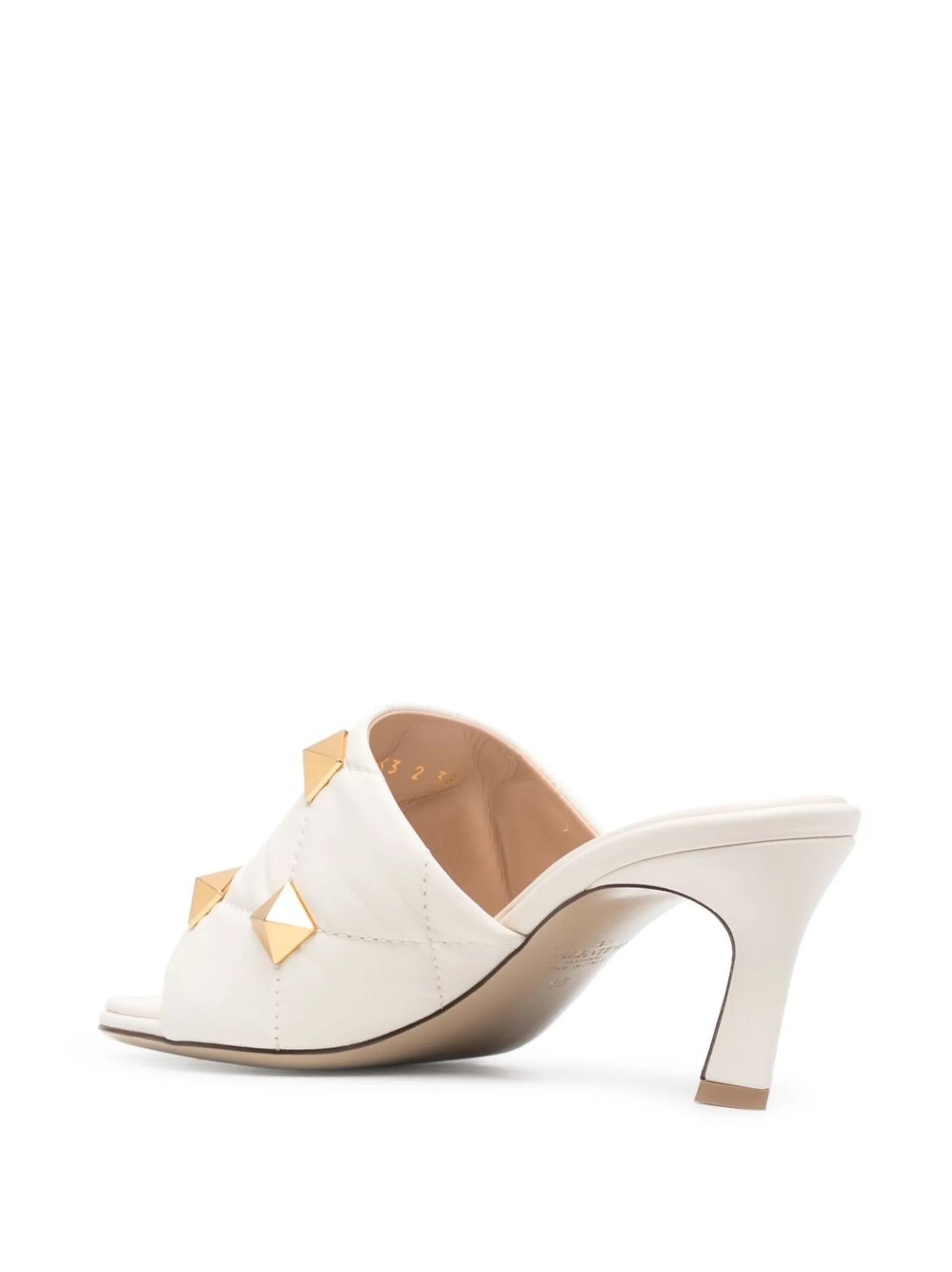 Rockstud quilted sandals