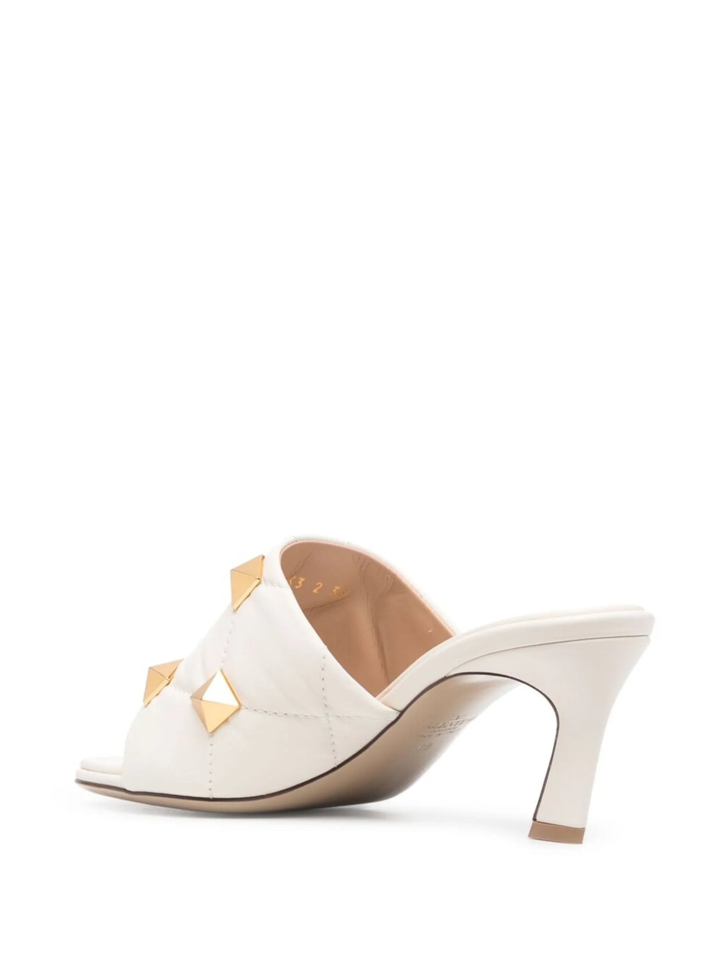 Rockstud quilted sandals