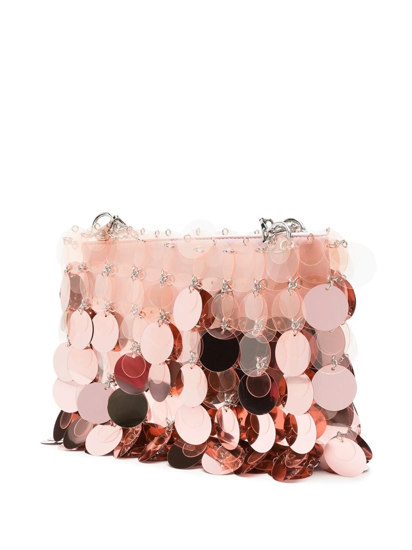 sequin-disc shoulder bag