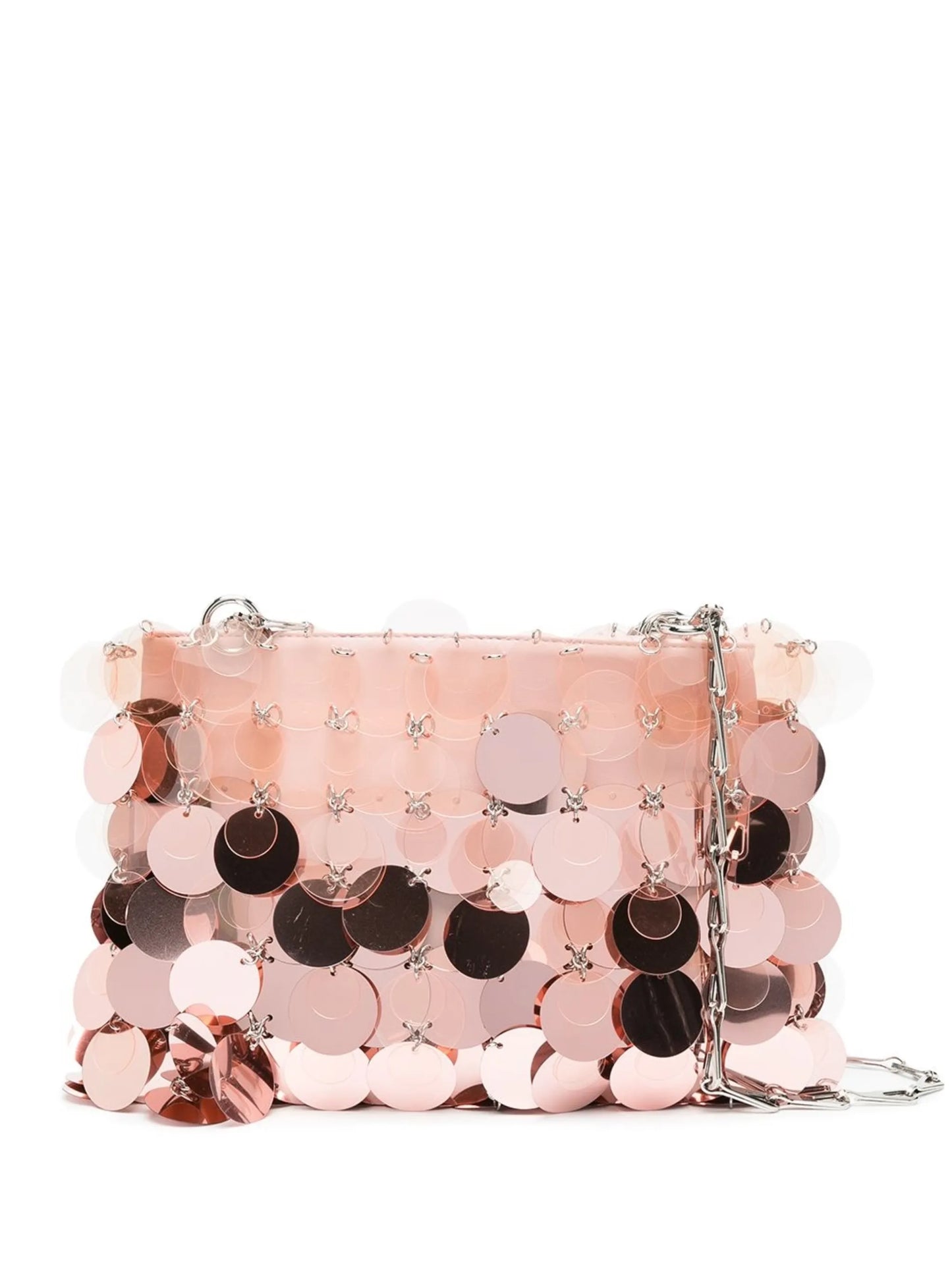 sequin-disc shoulder bag