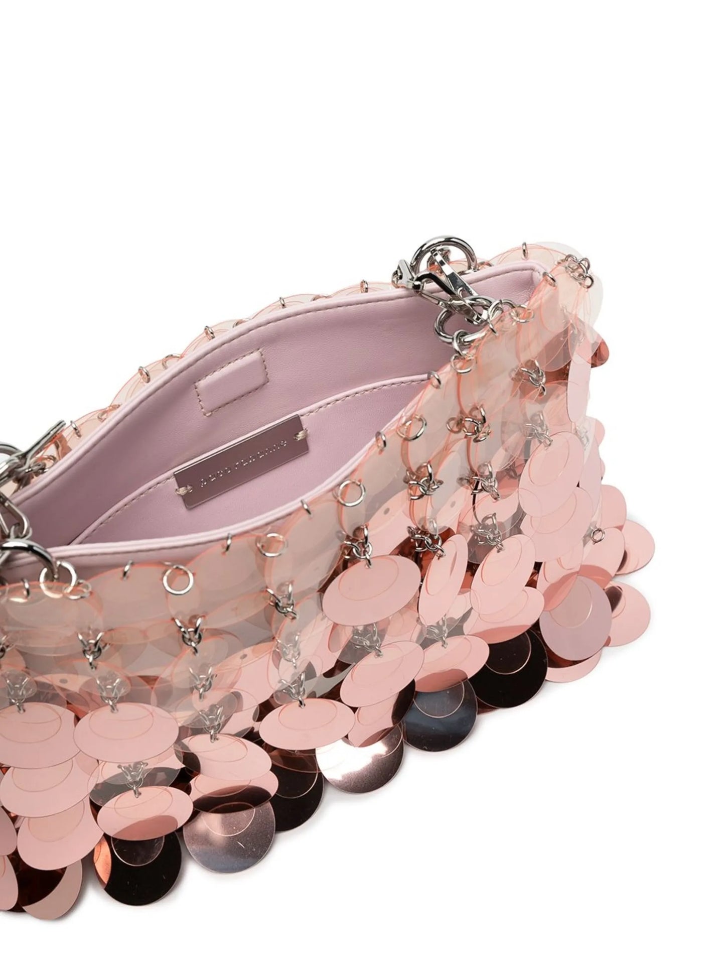 sequin-disc shoulder bag