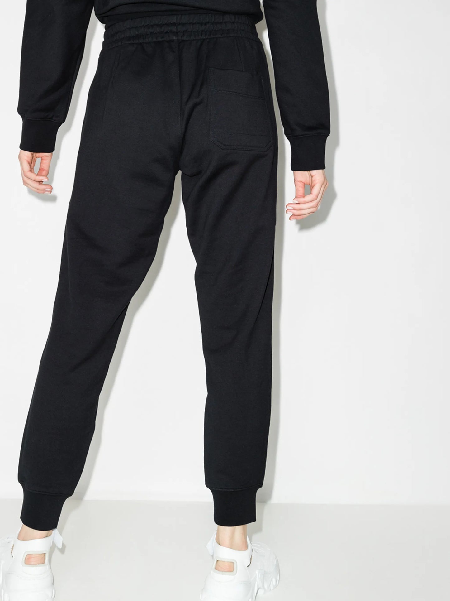 tonal-logo cotton track pants
