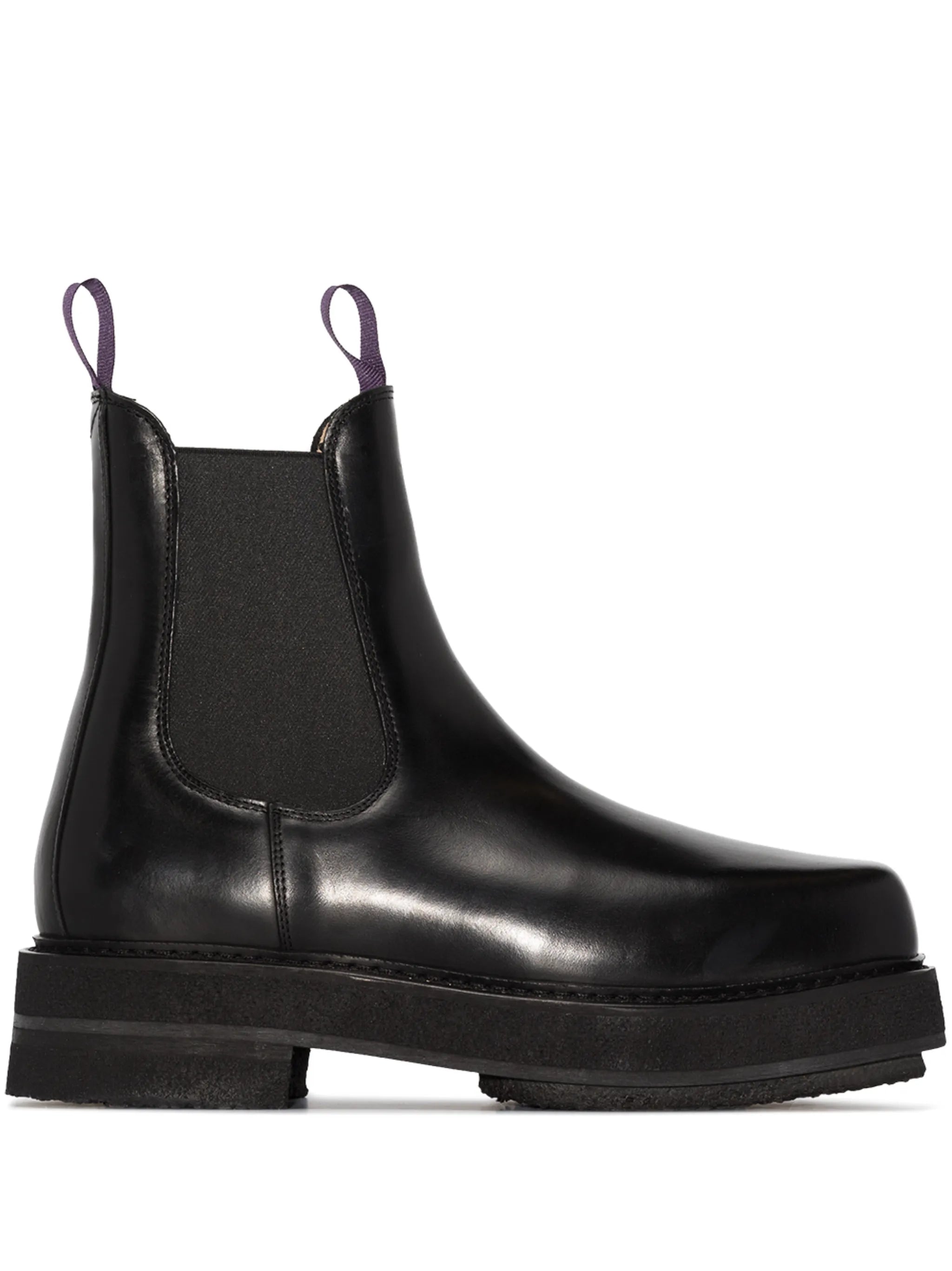 slip-on Chelsea leather boots