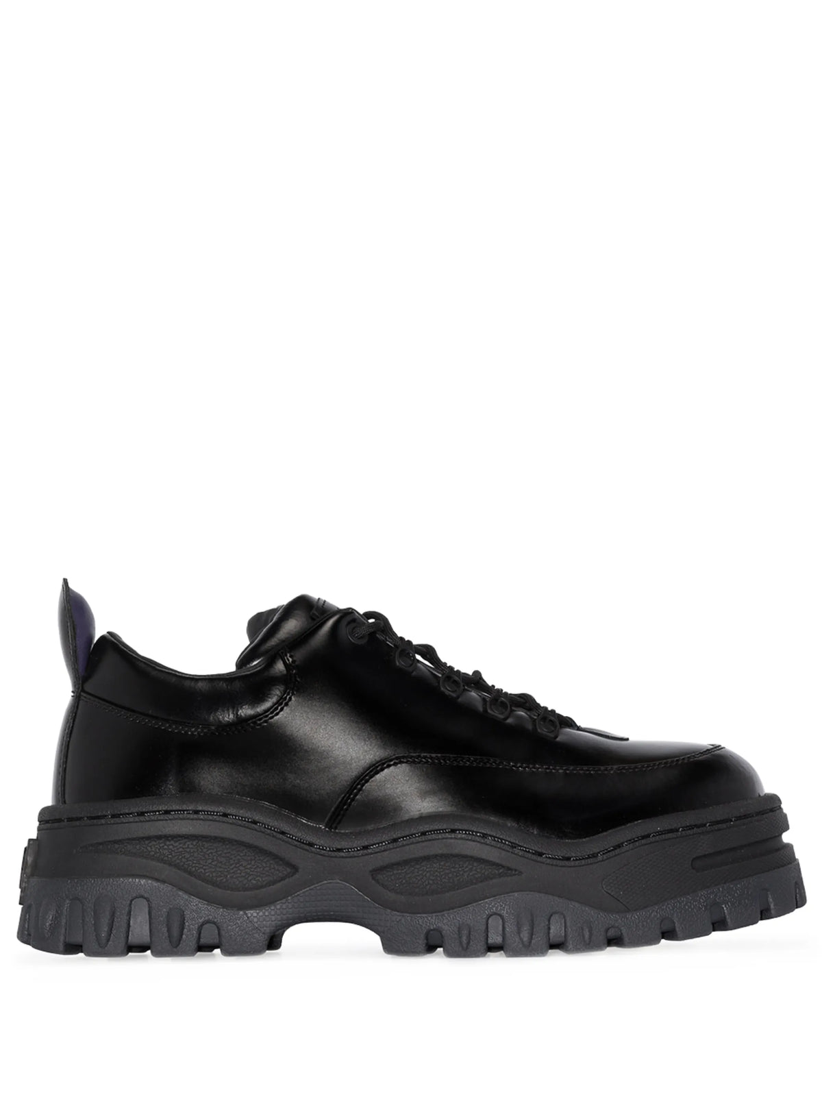 lace-up leather sneakers