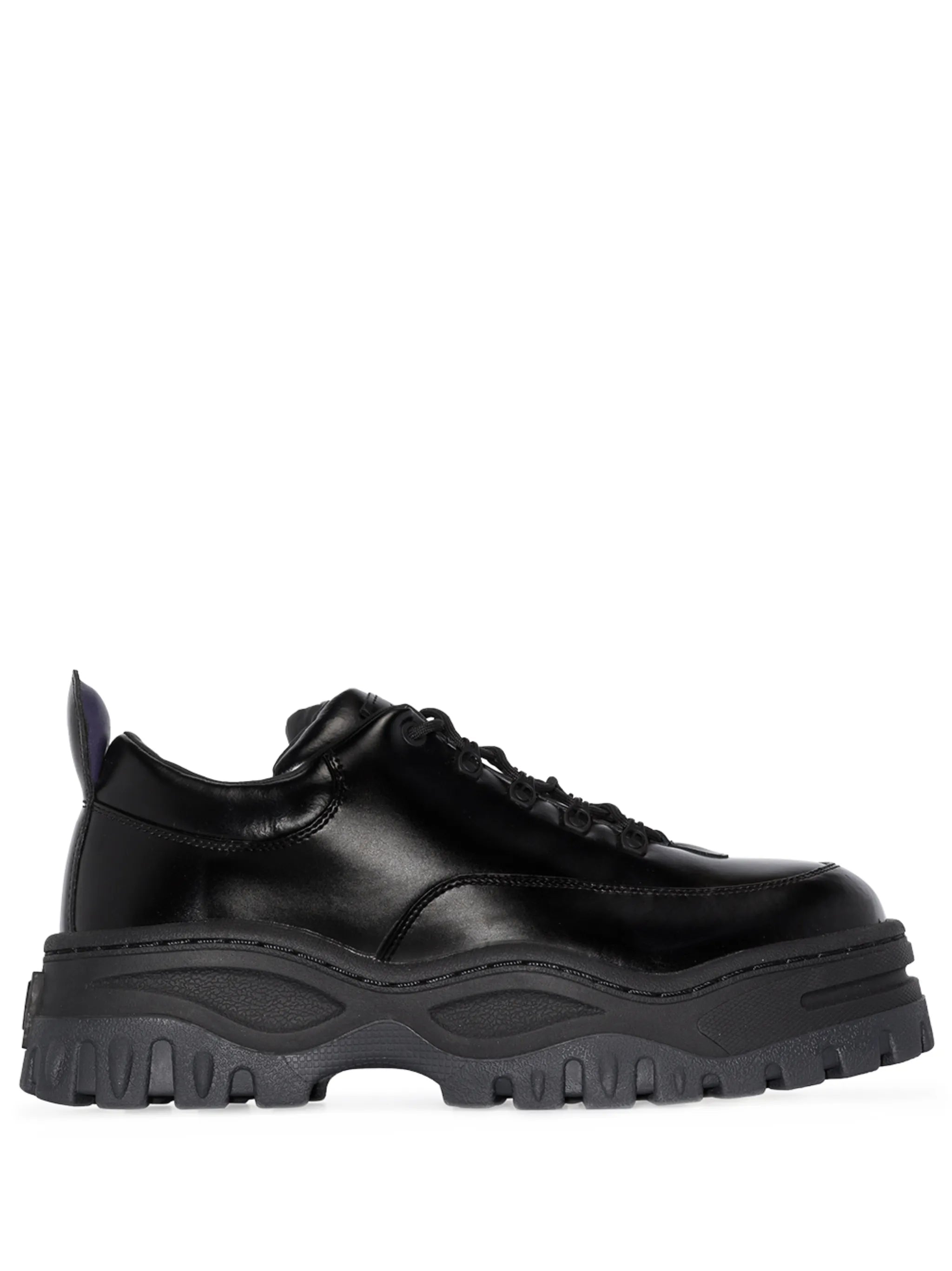 lace-up leather sneakers