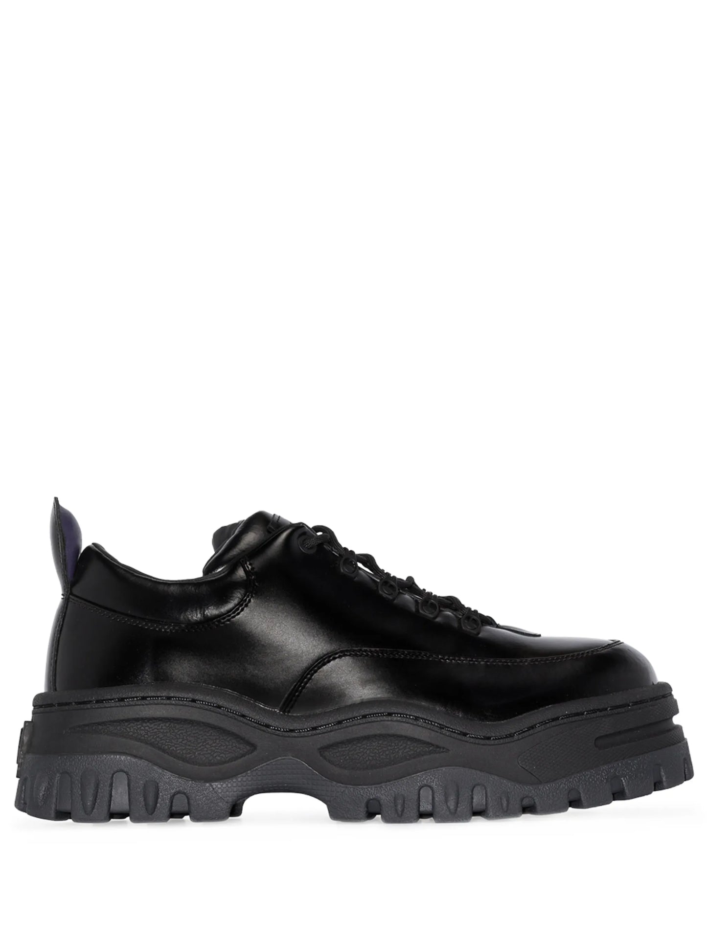 lace-up leather sneakers