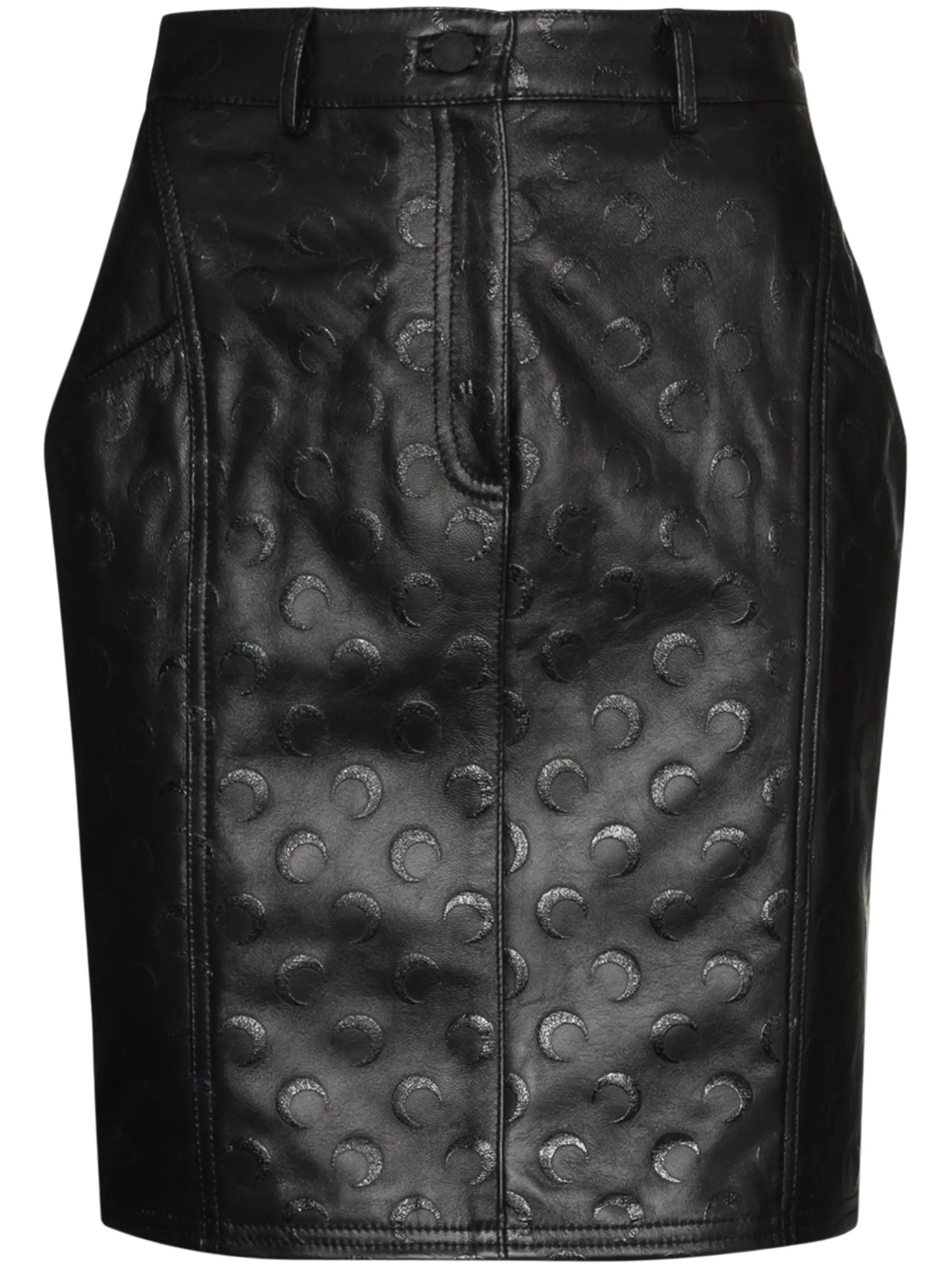 Moon printed mini skirt