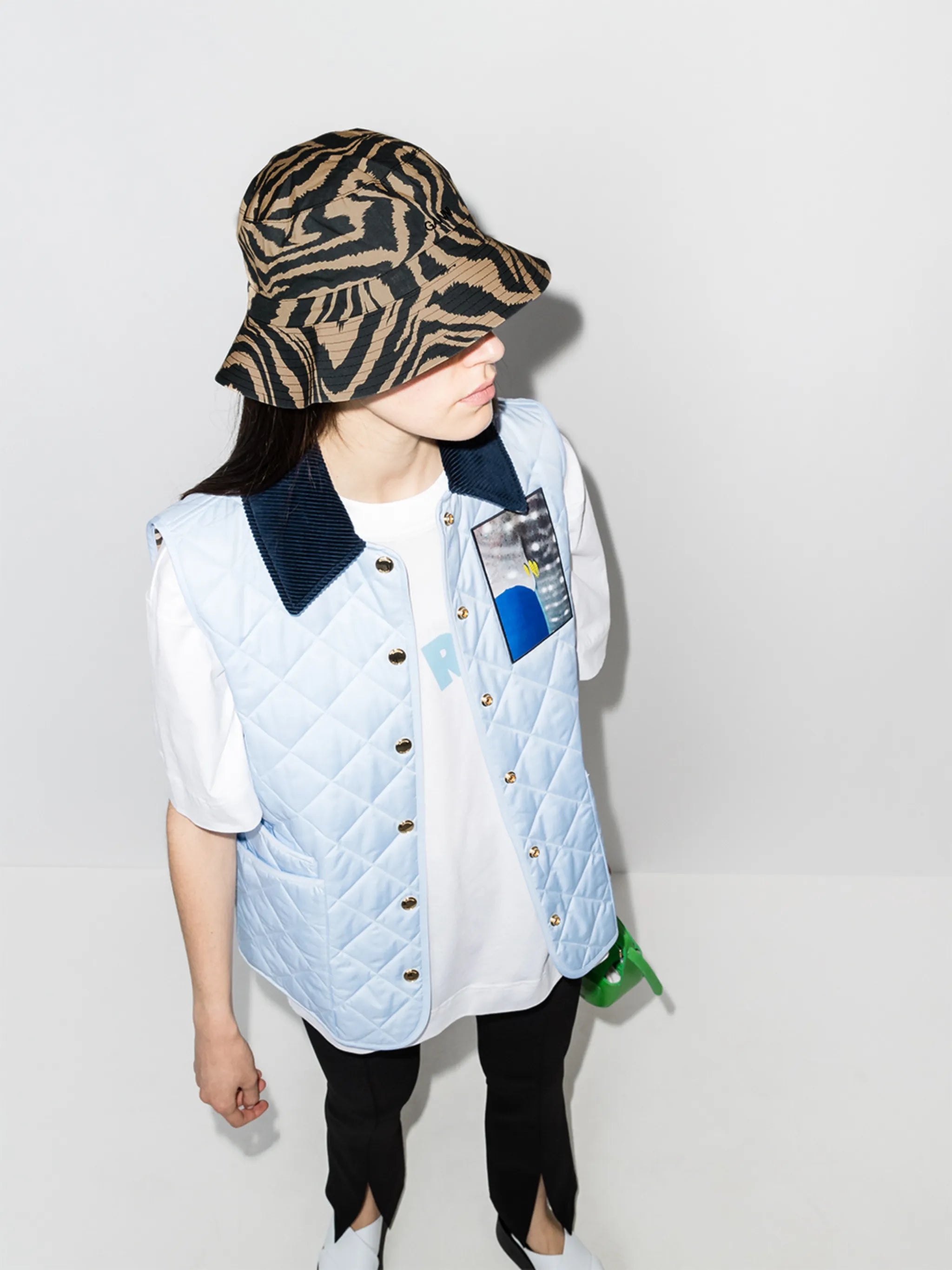 tiger print bucket hat