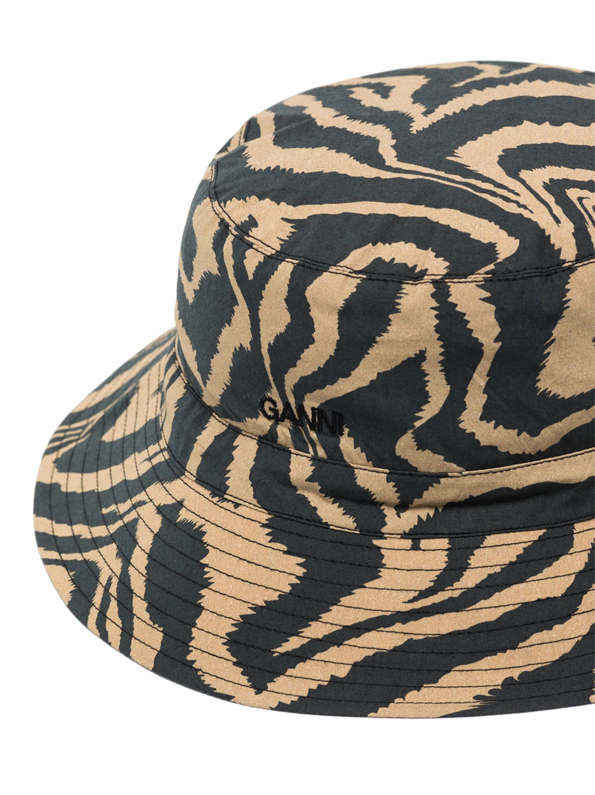 tiger print bucket hat