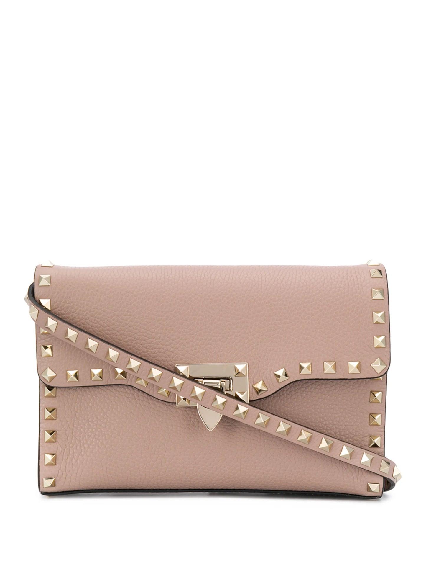 Rockstud clutch bag