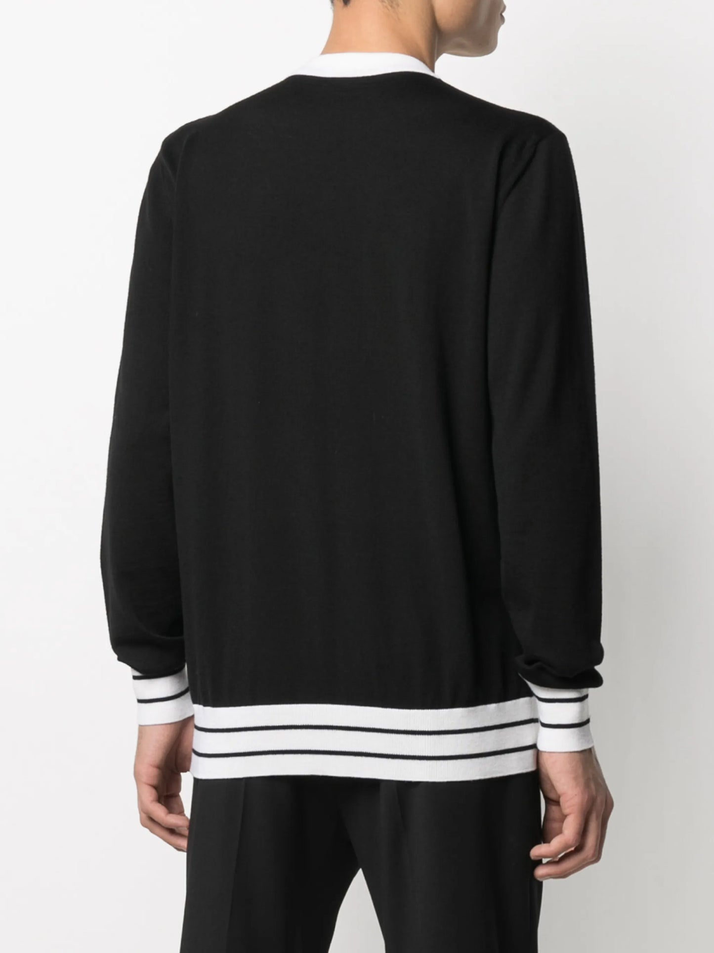 logo knitted jumper