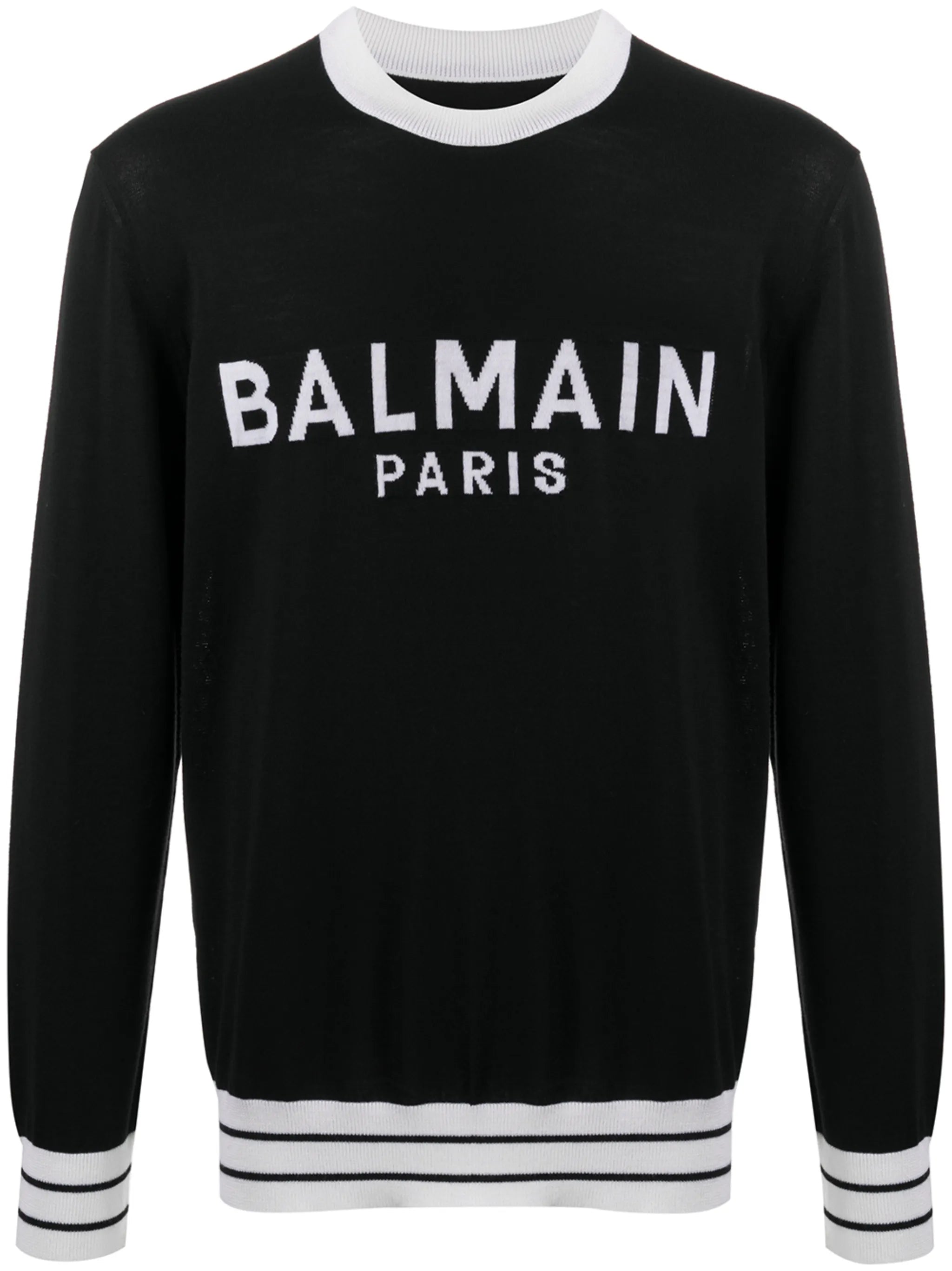 logo knitted jumper