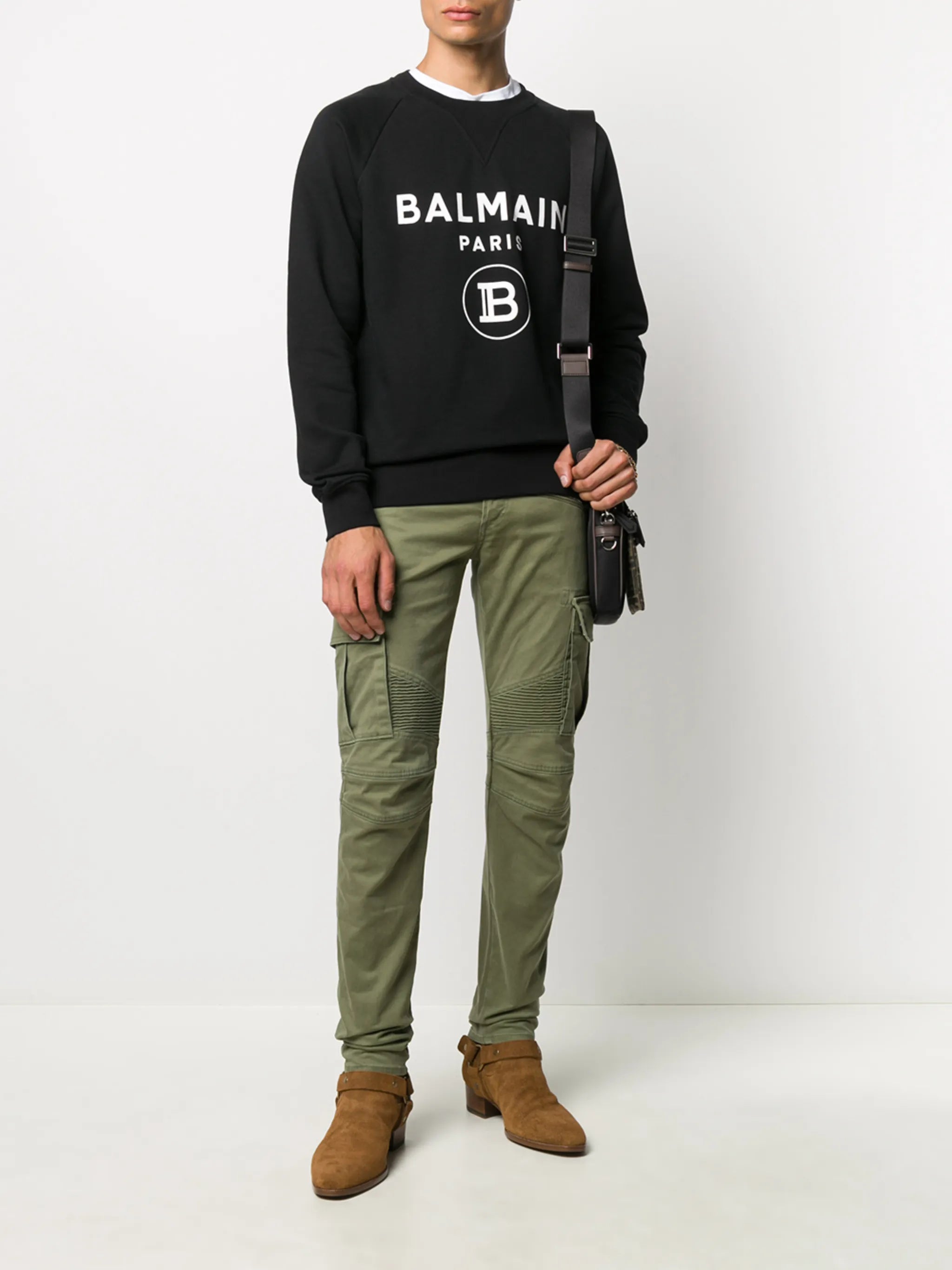 logo print sweatshirt