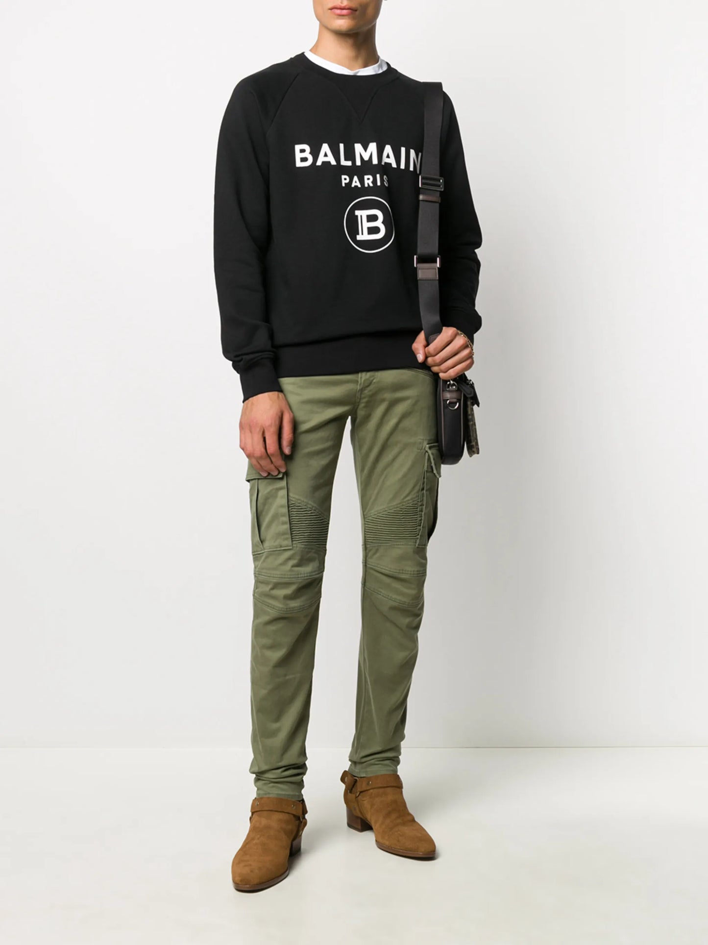 logo print sweatshirt