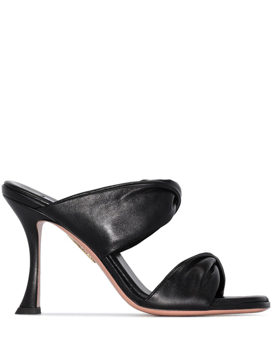 Twist 95mm leather sandals