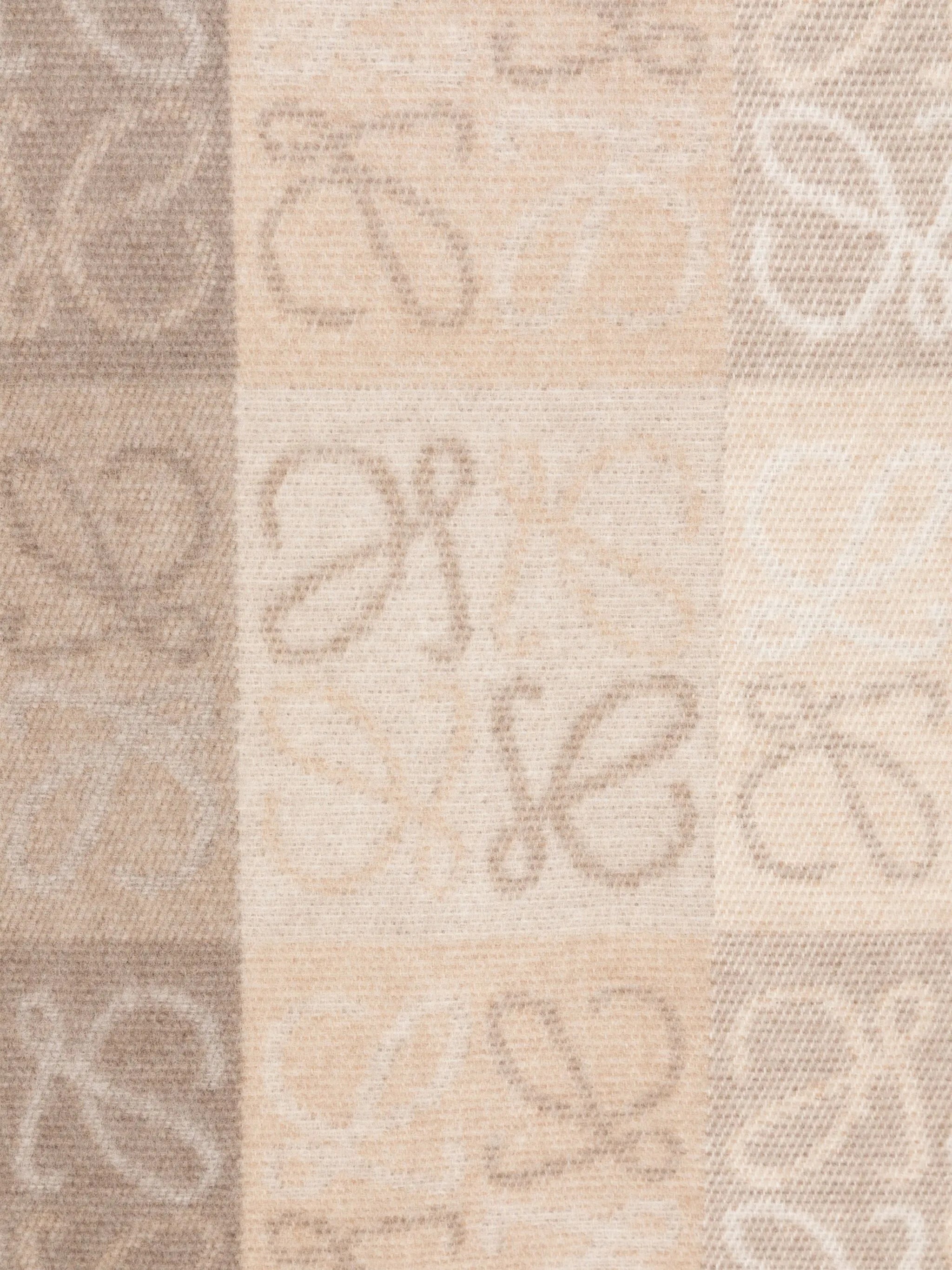 Anagram-jacquard scarf