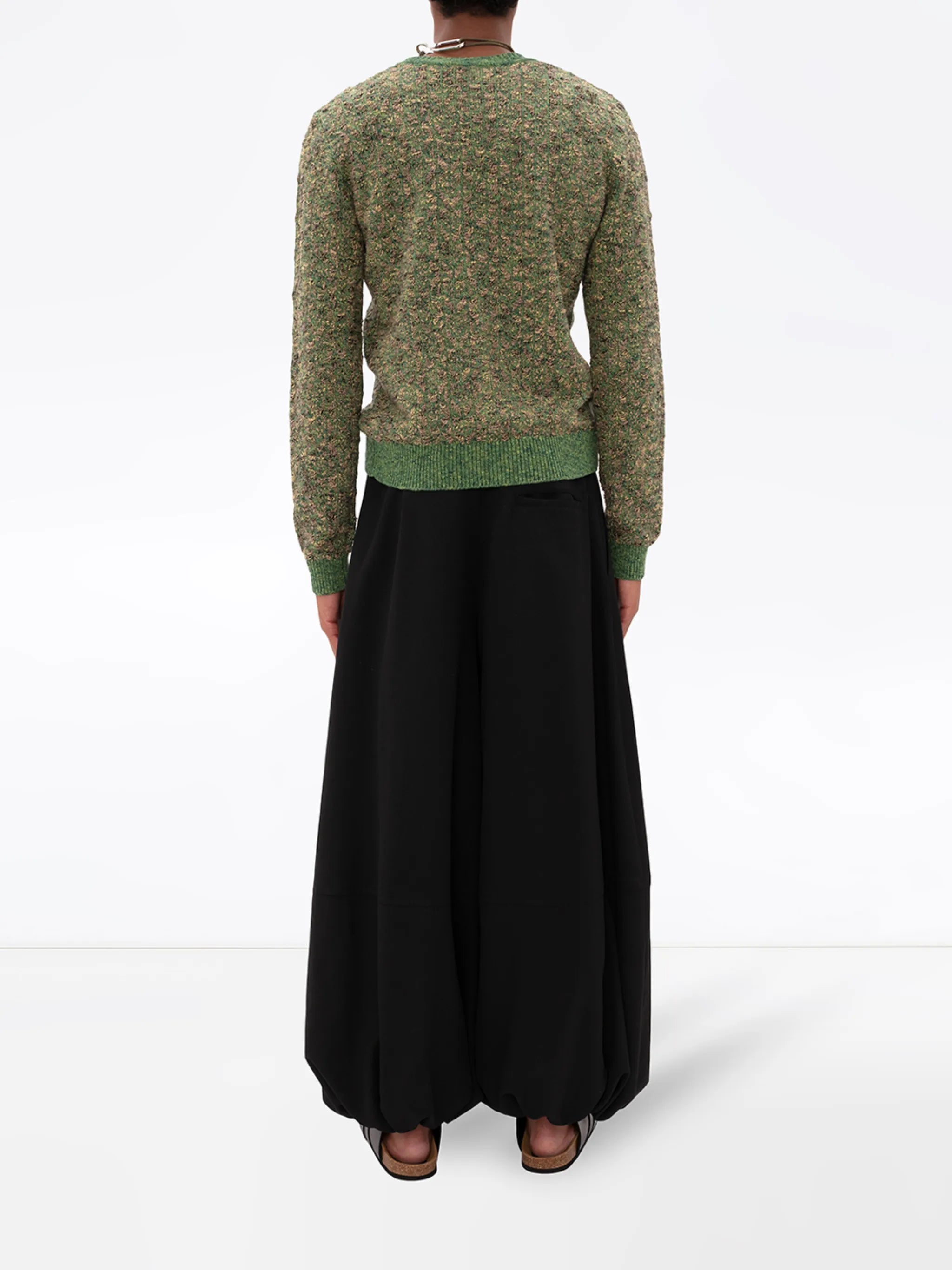 intarsia Anchor motif knit jumper