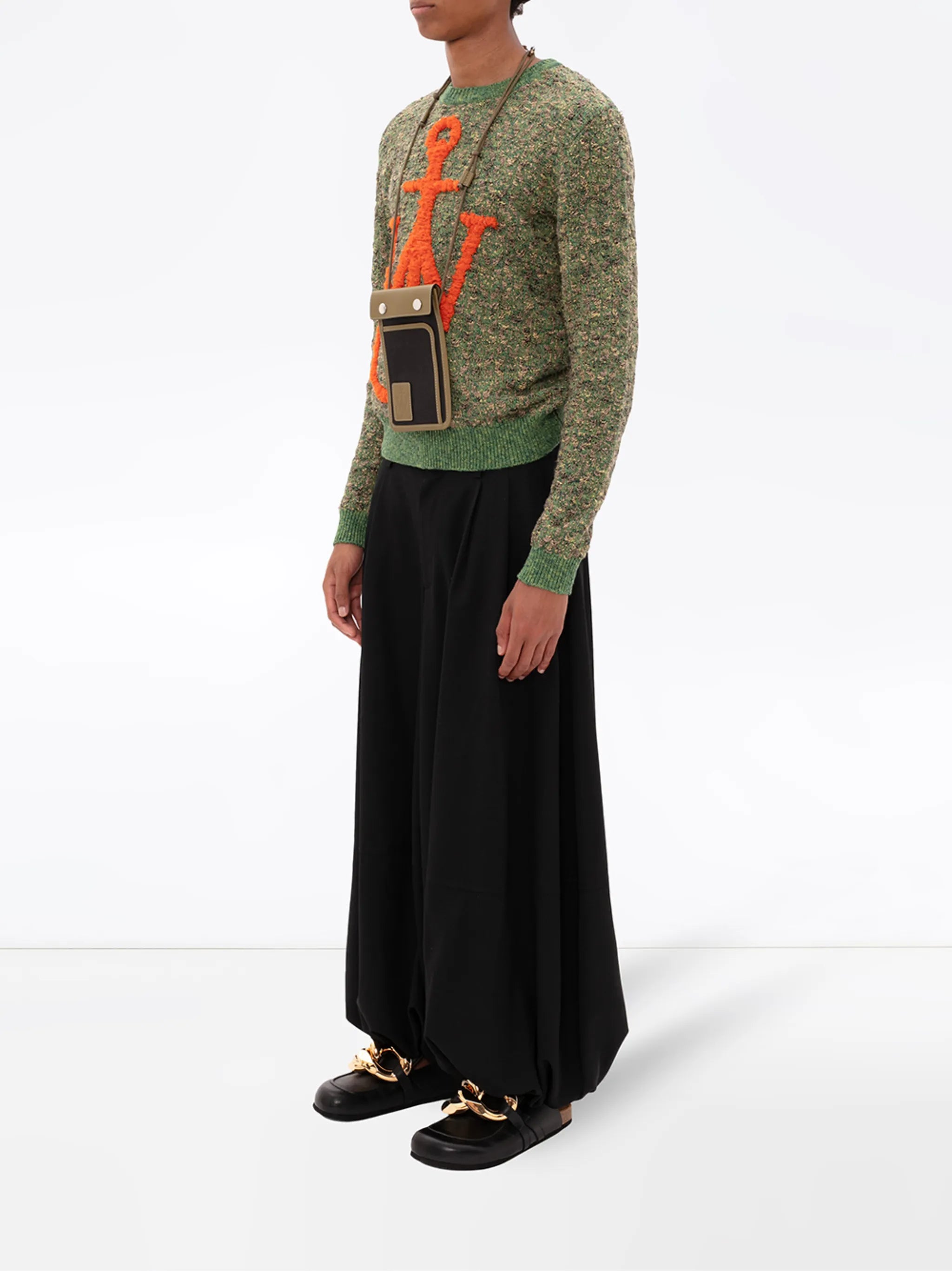 intarsia Anchor motif knit jumper