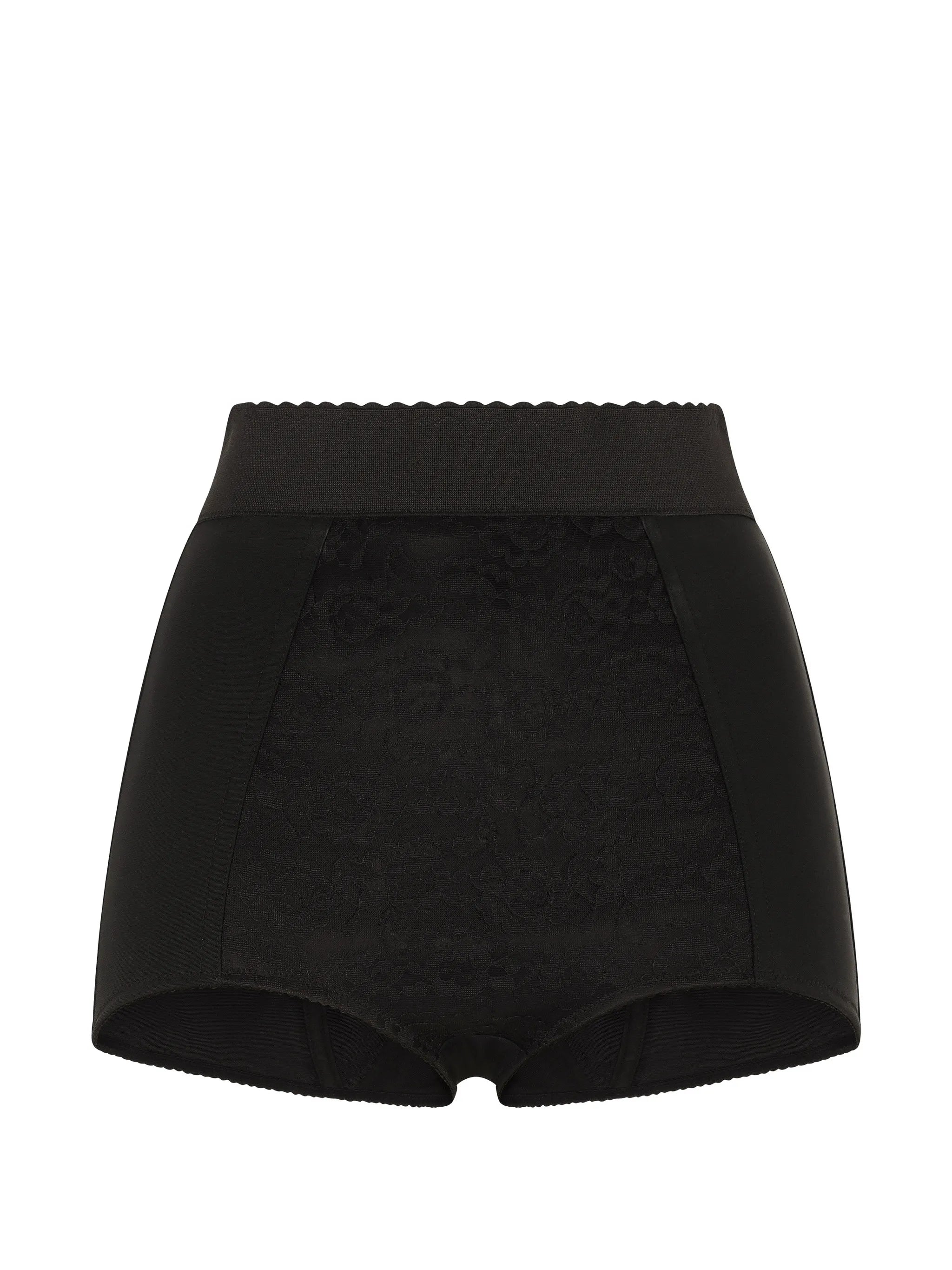 Guaina jacquard and satin culottes