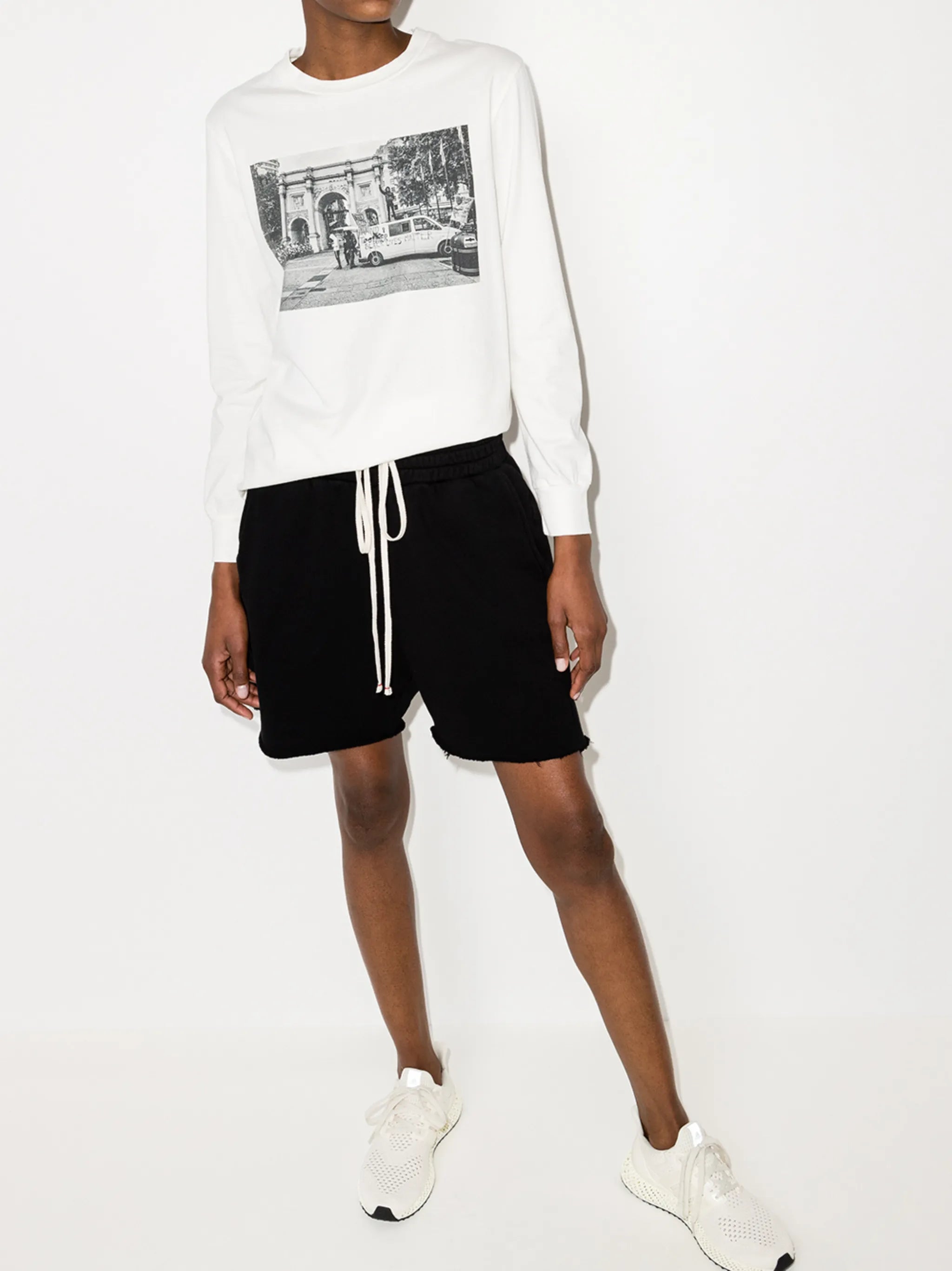 Yacht cotton track shorts